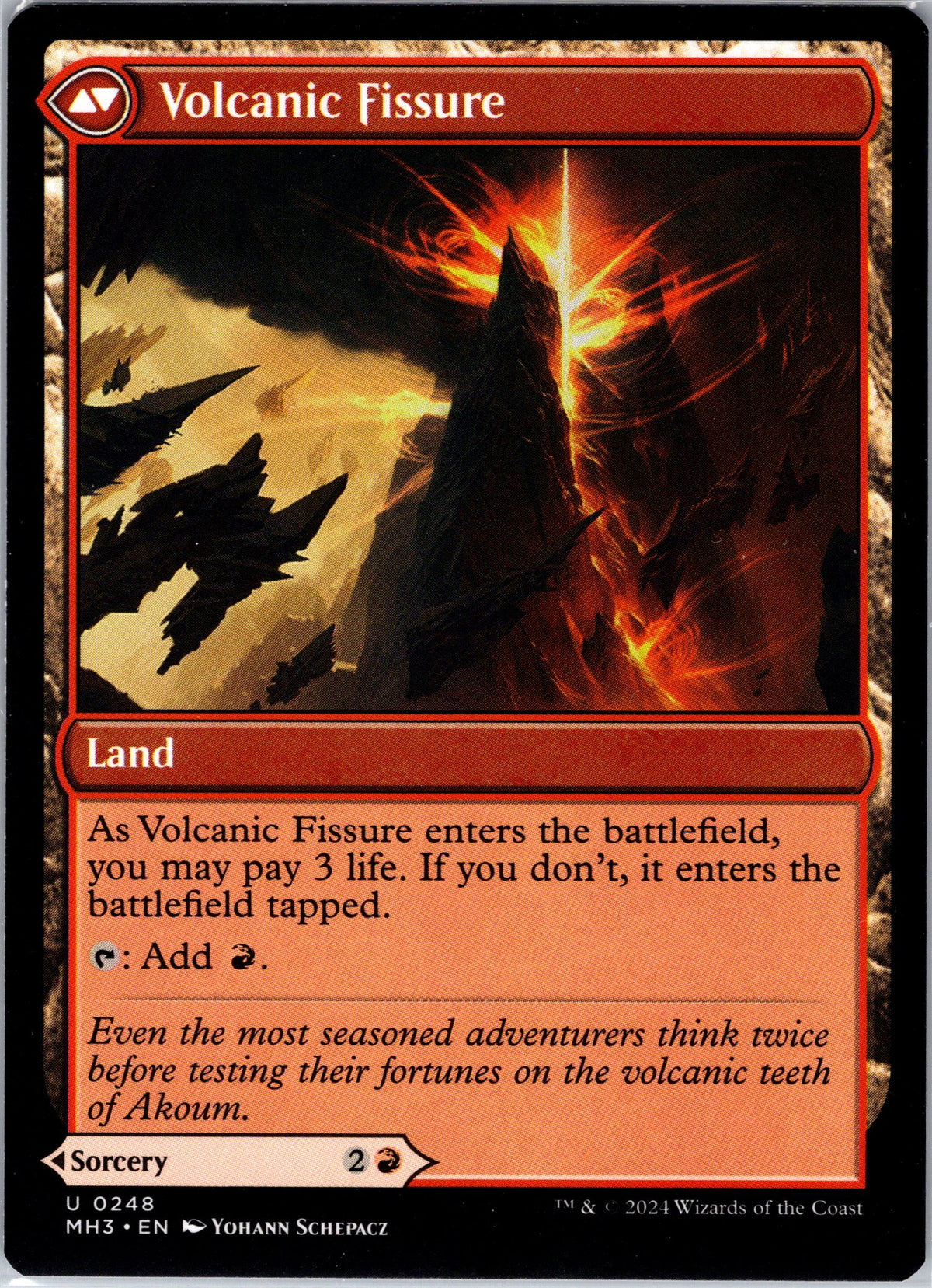 Sundering Eruption (Back)