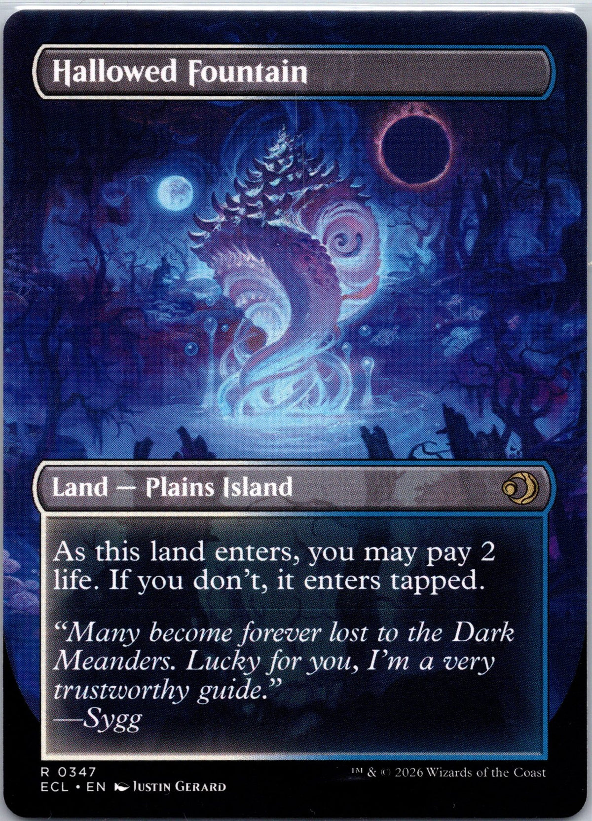 Hallowed Fountain (Borderless) (Back)