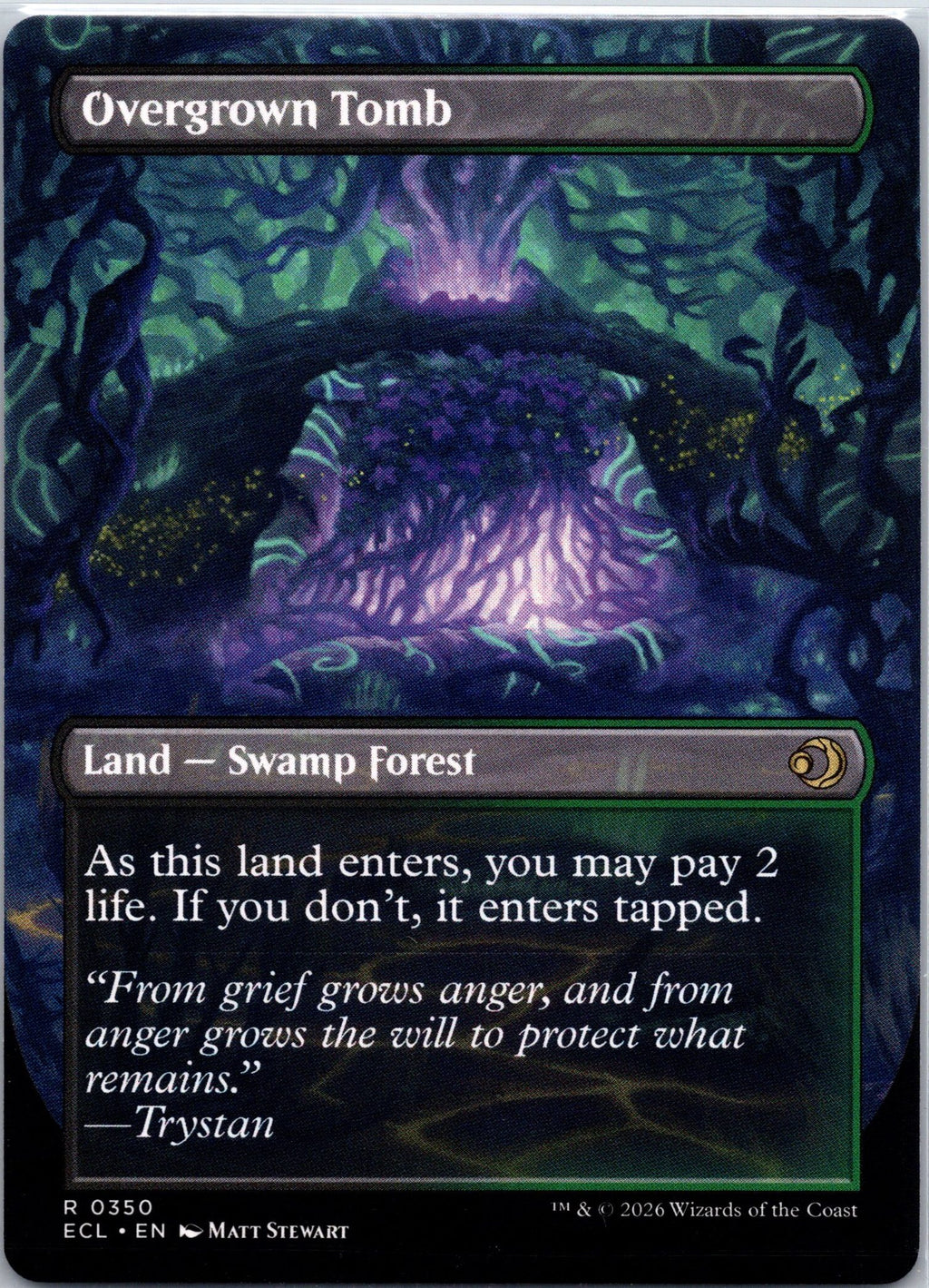 Overgrown Tomb (Borderless) (Back)