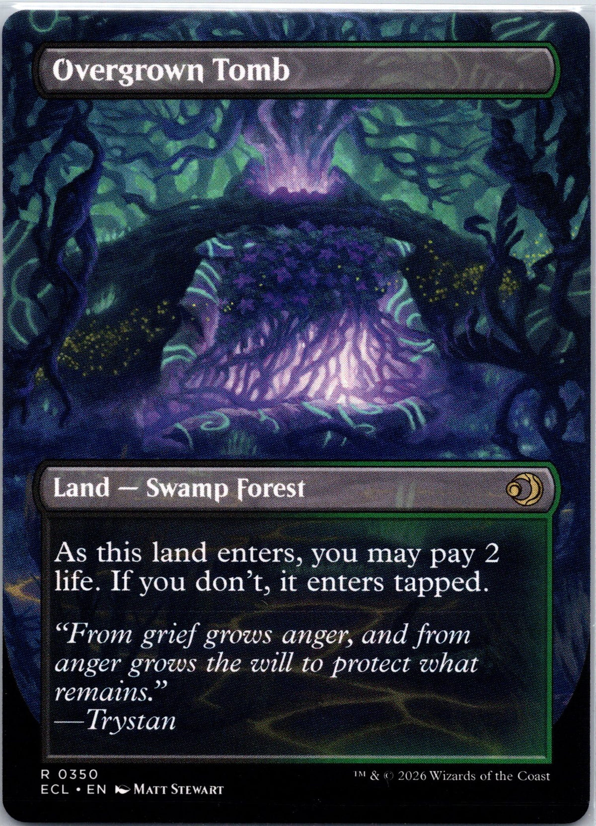 Overgrown Tomb (Borderless) (Back)