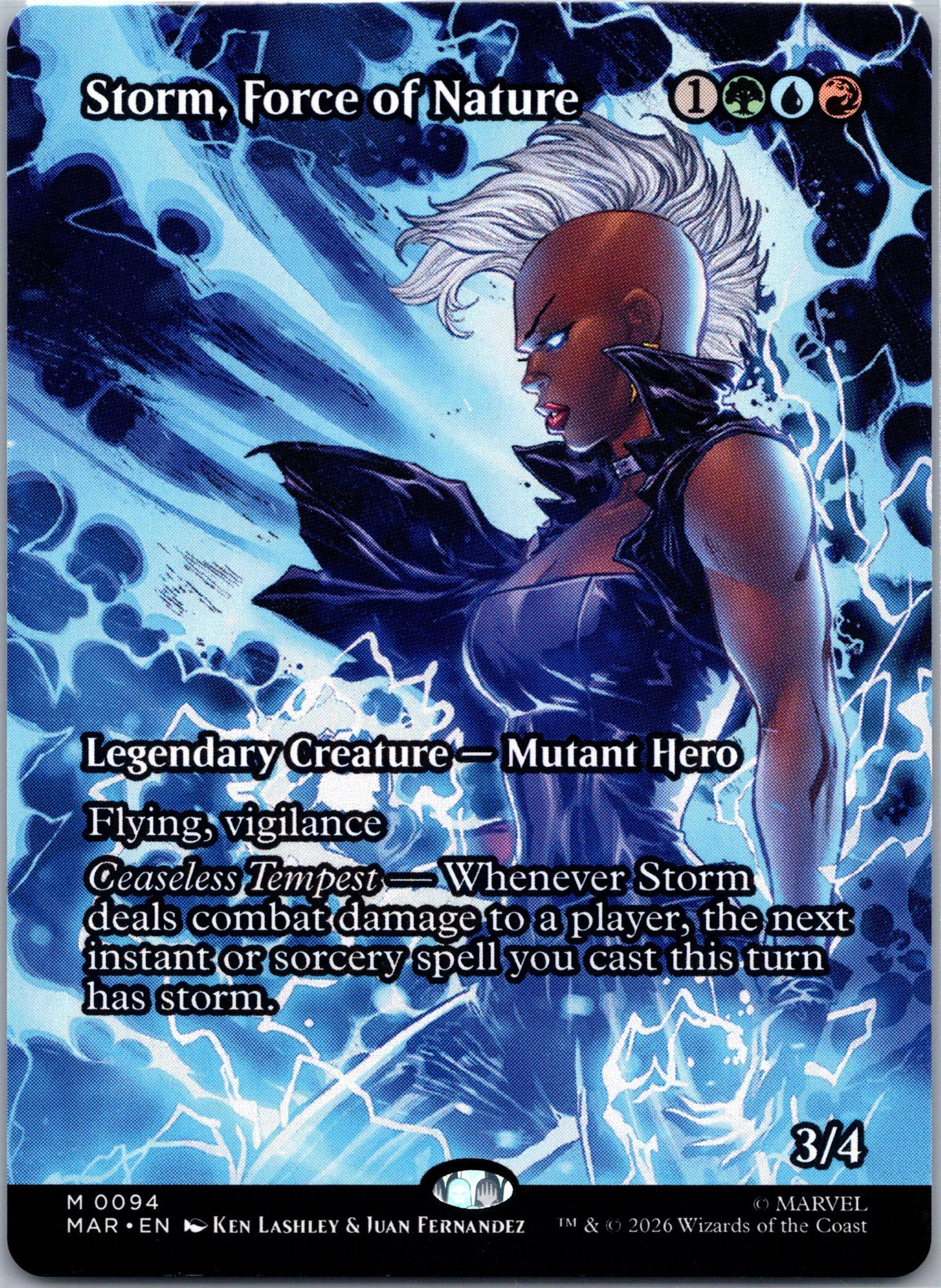 Storm, Force of Nature (Borderless)
