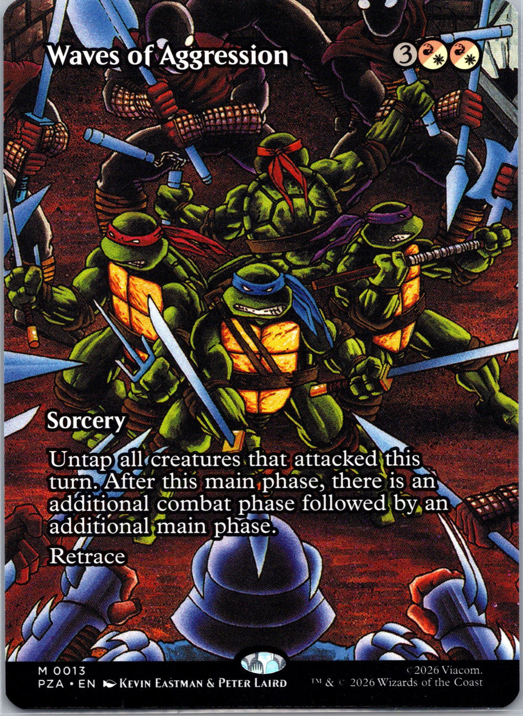 Waves of Aggression (Borderless)