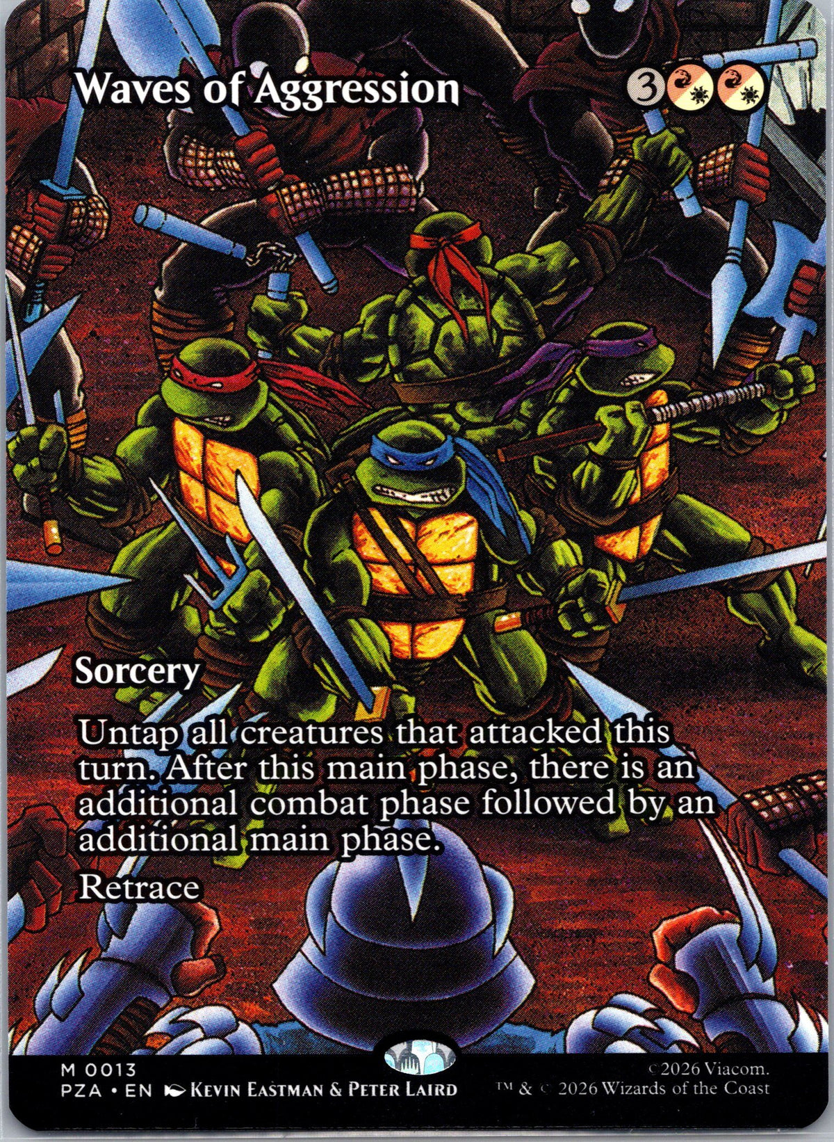 Waves of Aggression (Borderless)
