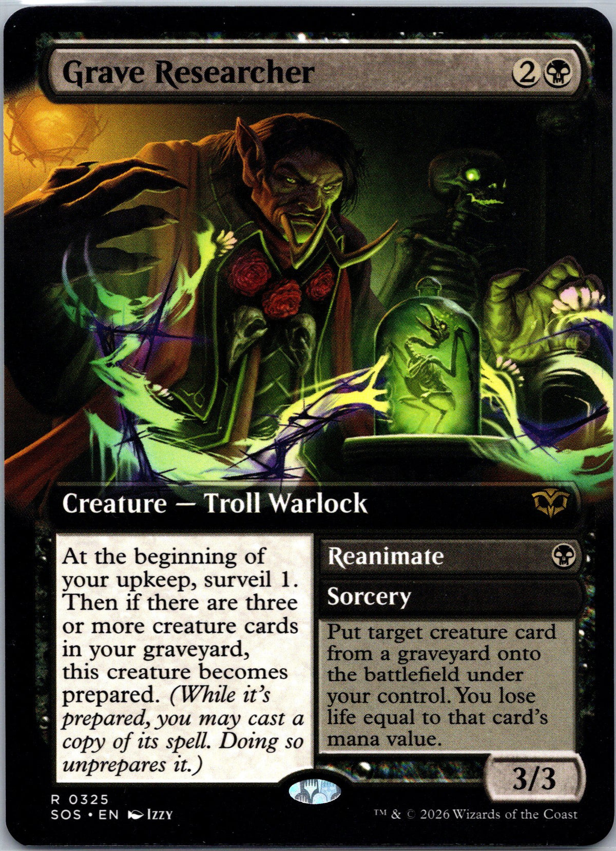 Grave Researcher (Extended Art)