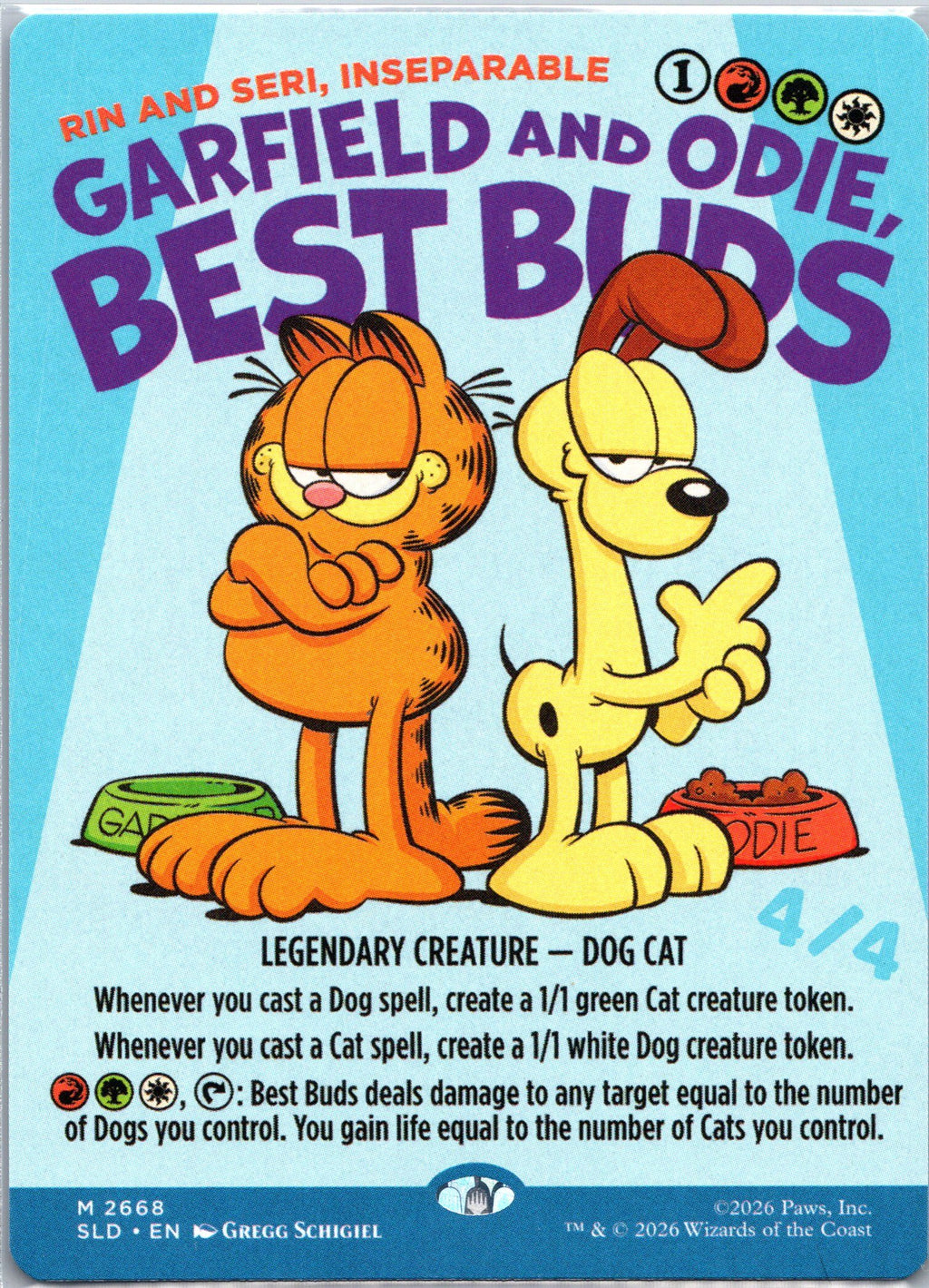 Garfield and Odie, Best Buds - Rin and Seri, Inseparable