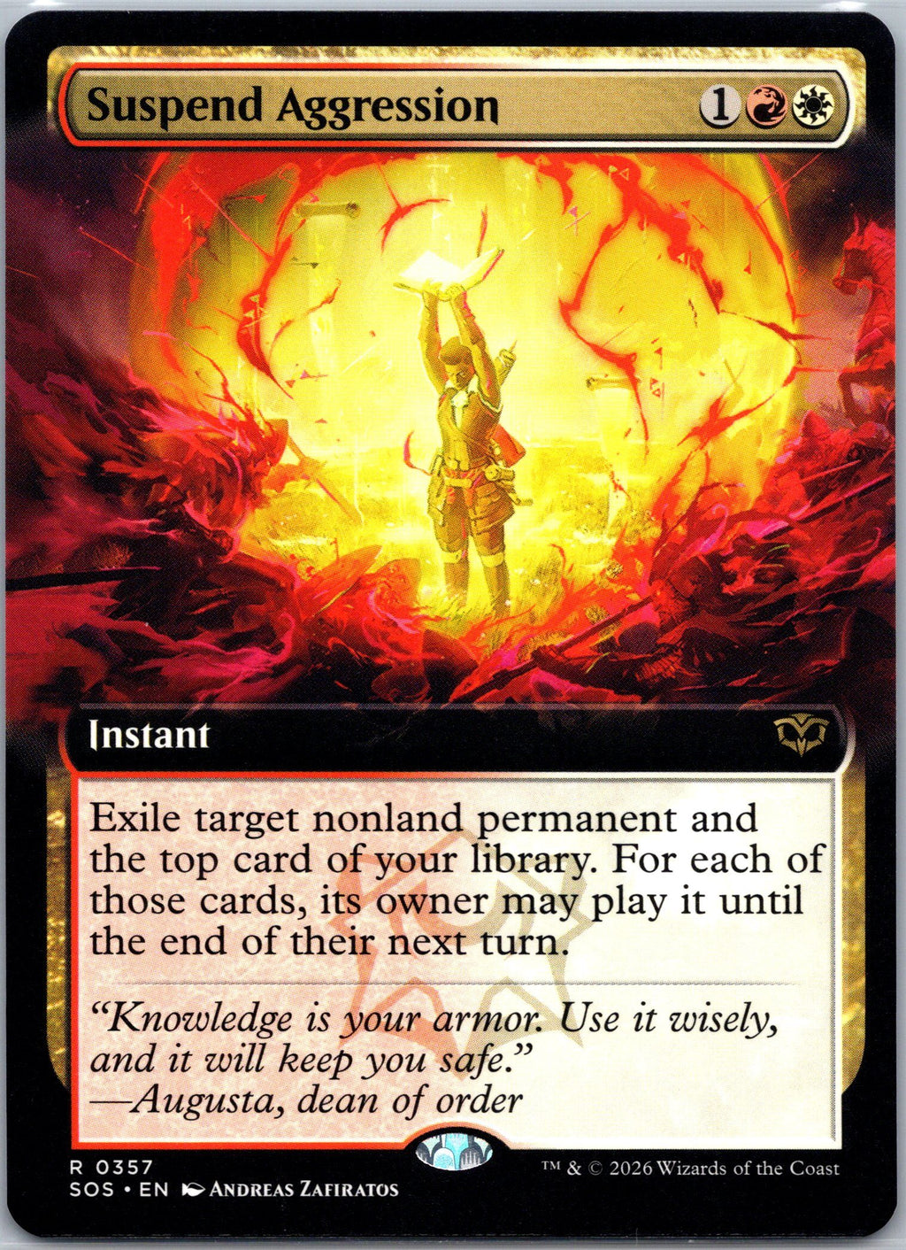 Suspend Aggression (Extended Art)