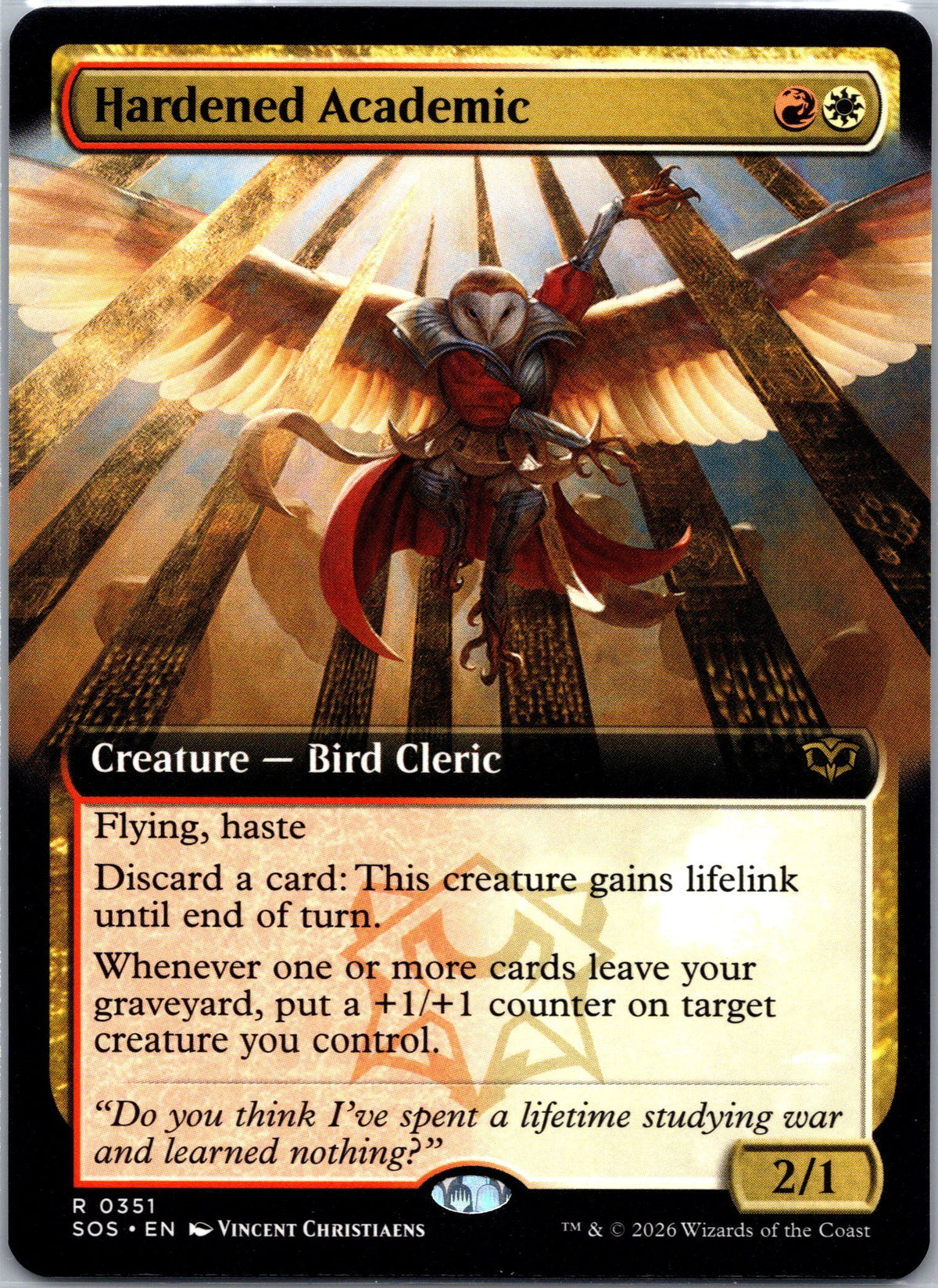 Hardened Academic (Extended Art)