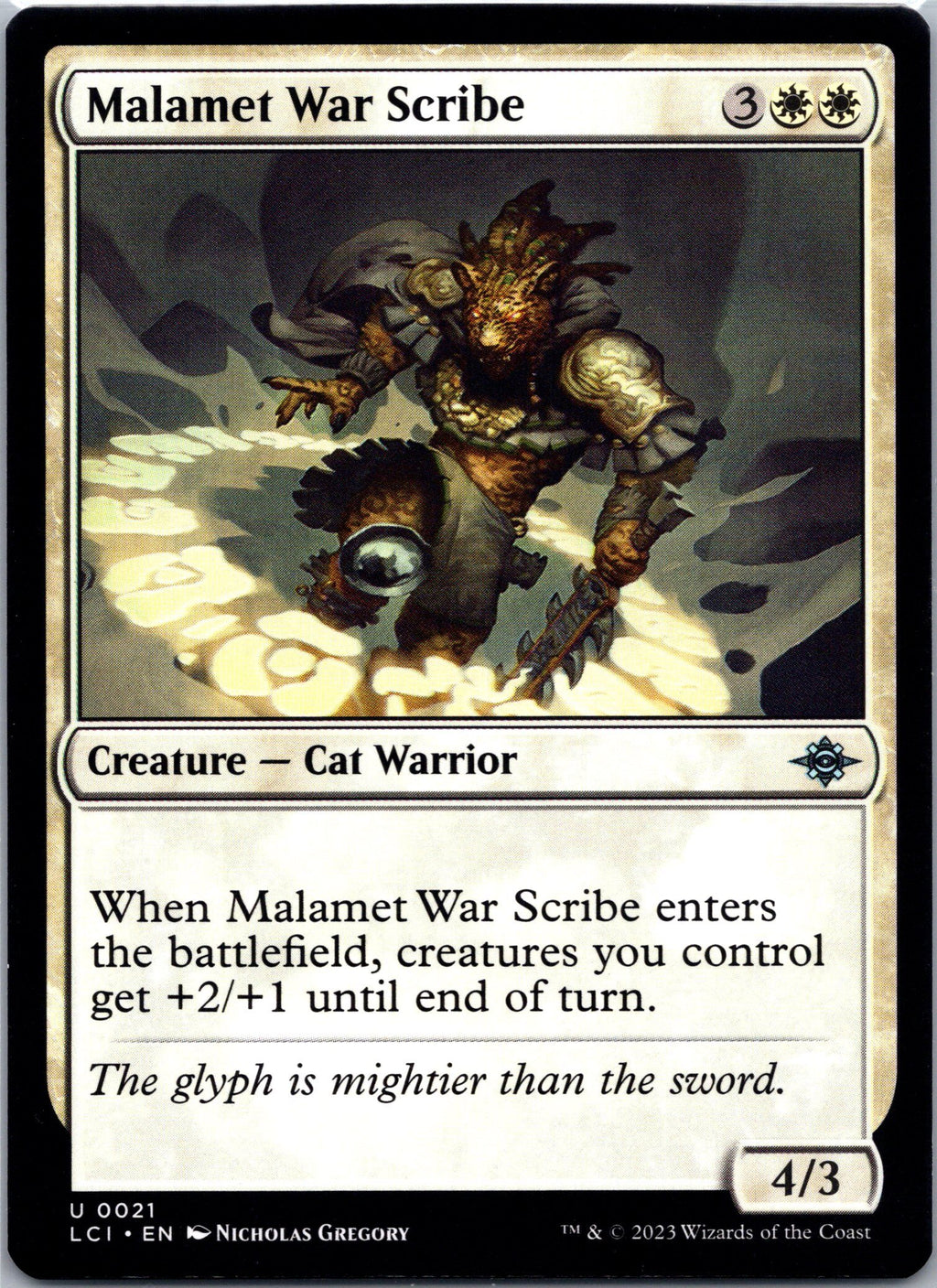 Malamet War Scribe