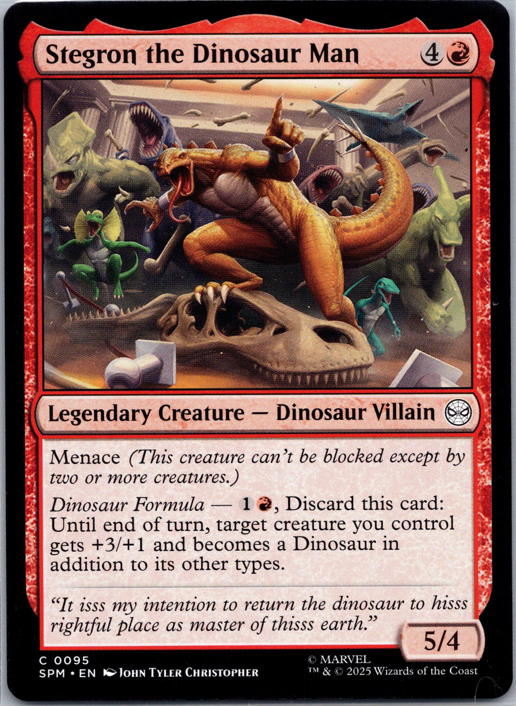 Stegron the Dinosaur Man