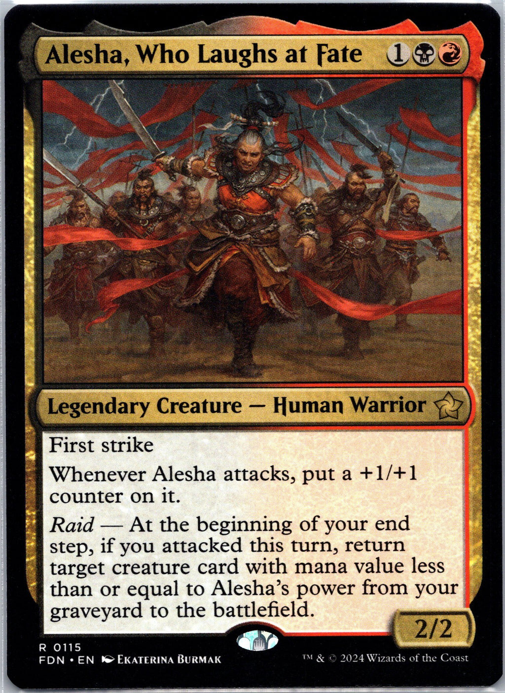 Alesha, Who Laughs at Fate