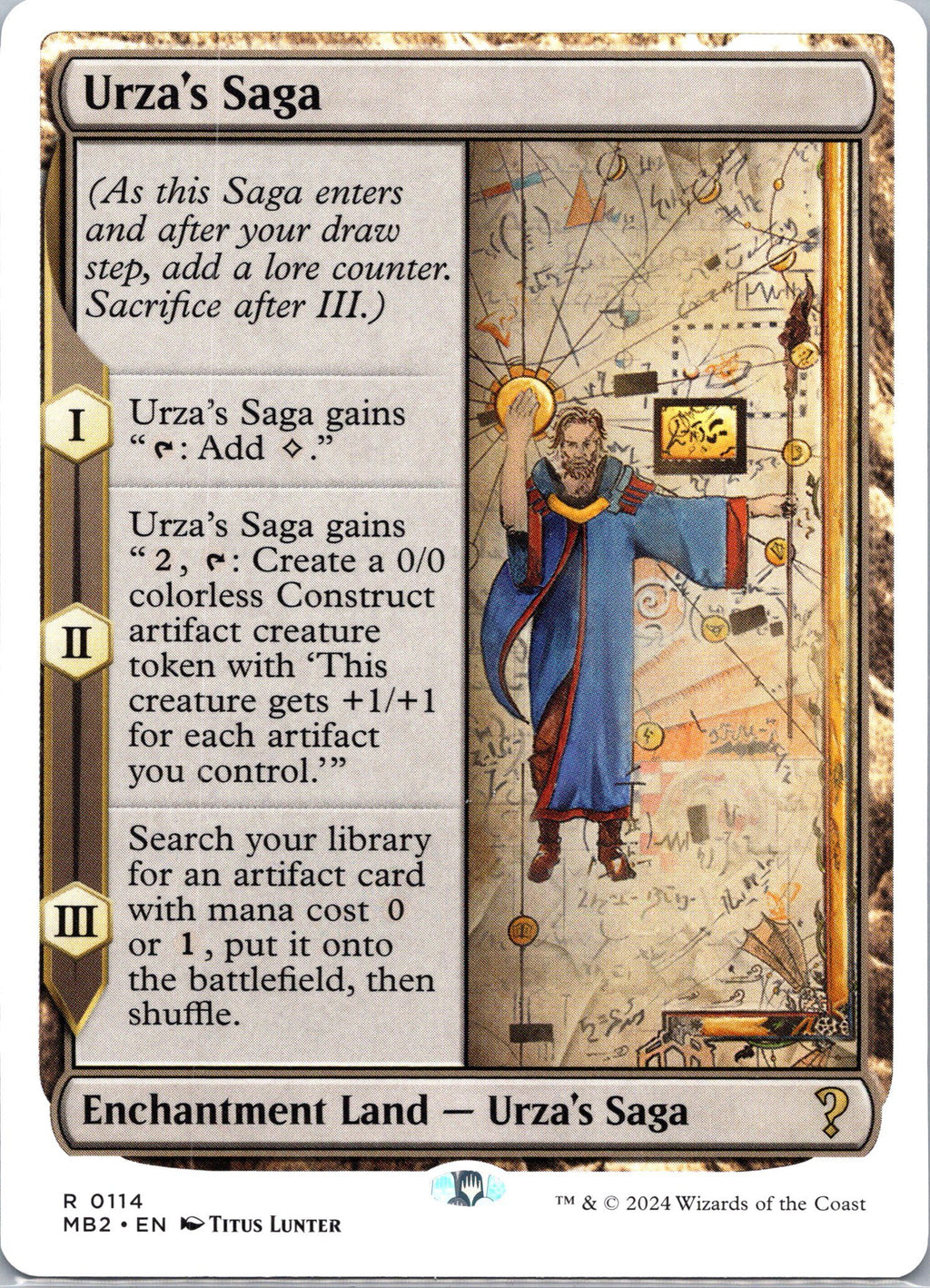 Urza's Saga (White Border)