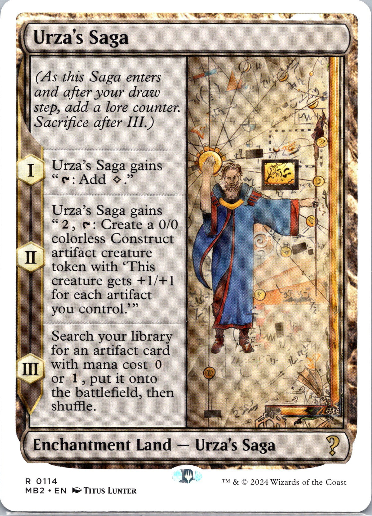 Urza's Saga (White Border)