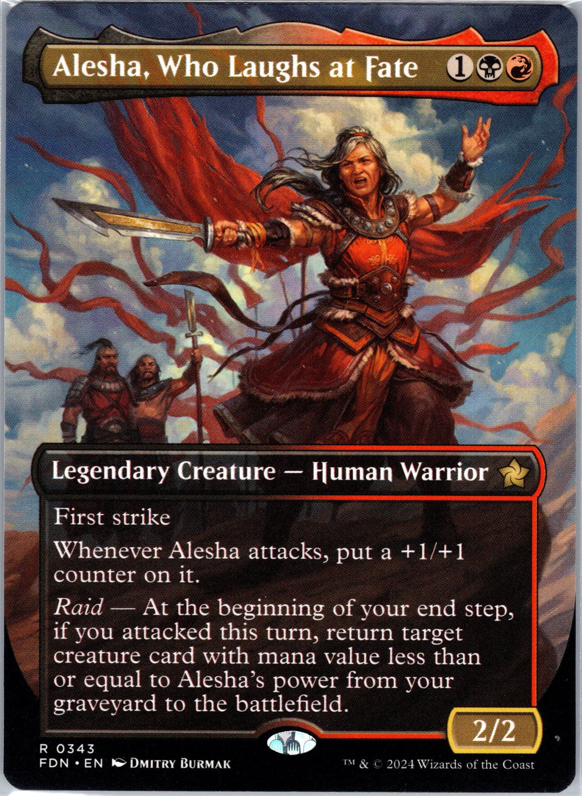 Alesha, Who Laughs at Fate (Borderless)