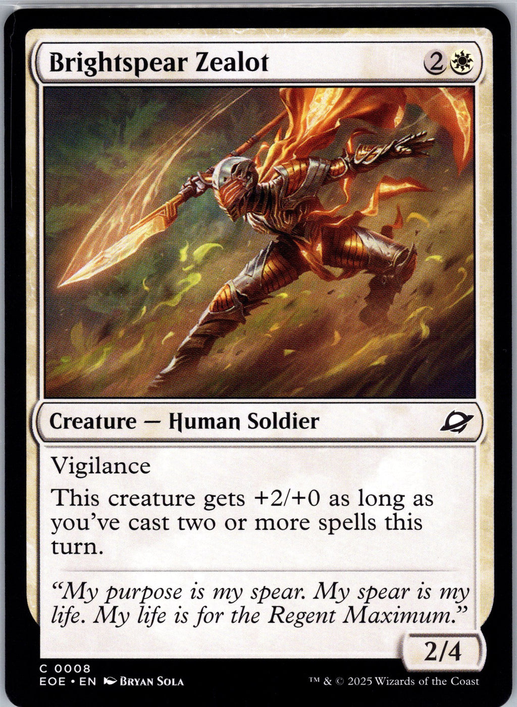 Brightspear Zealot