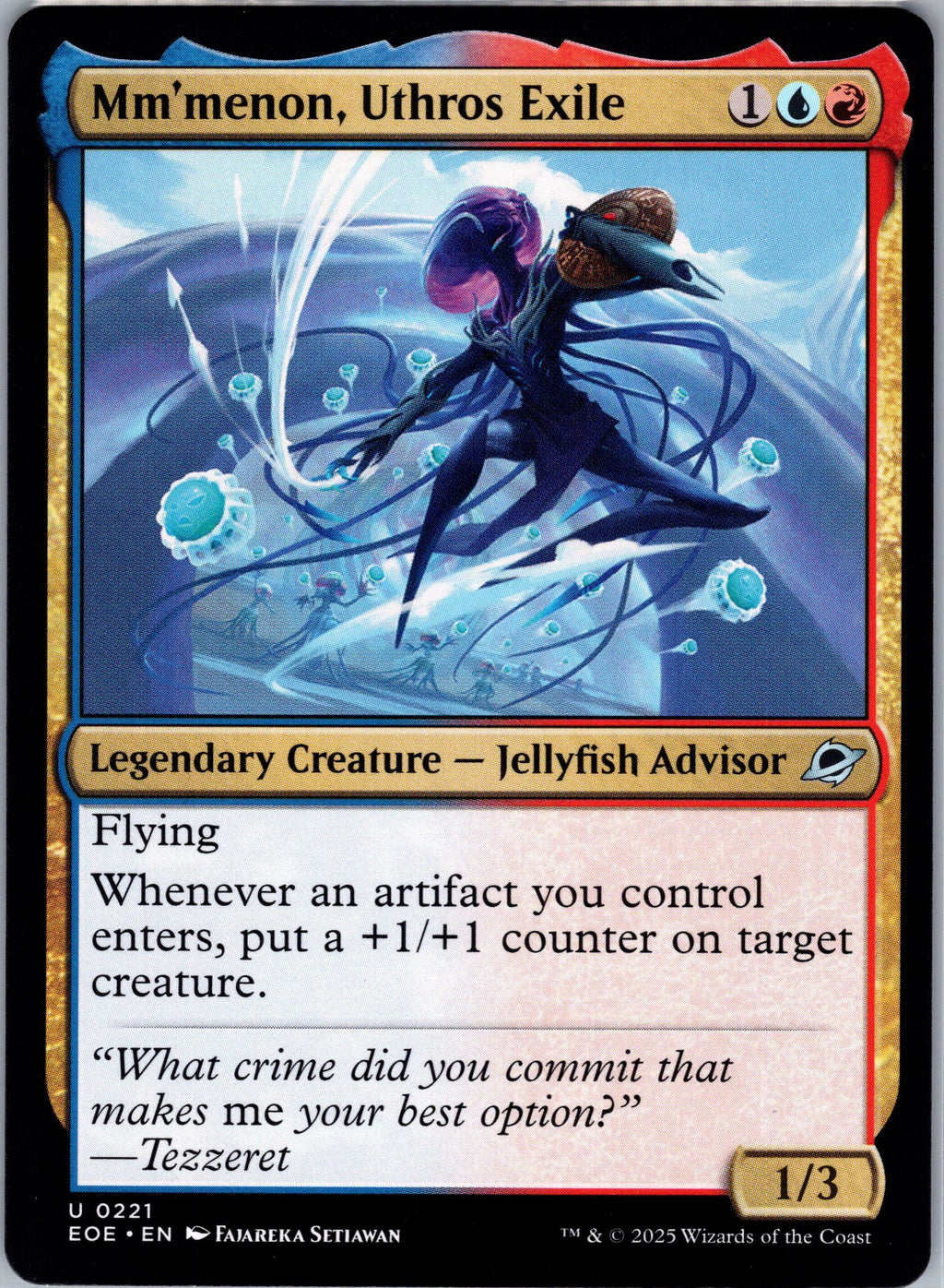 Mm'menon, Uthros Exile