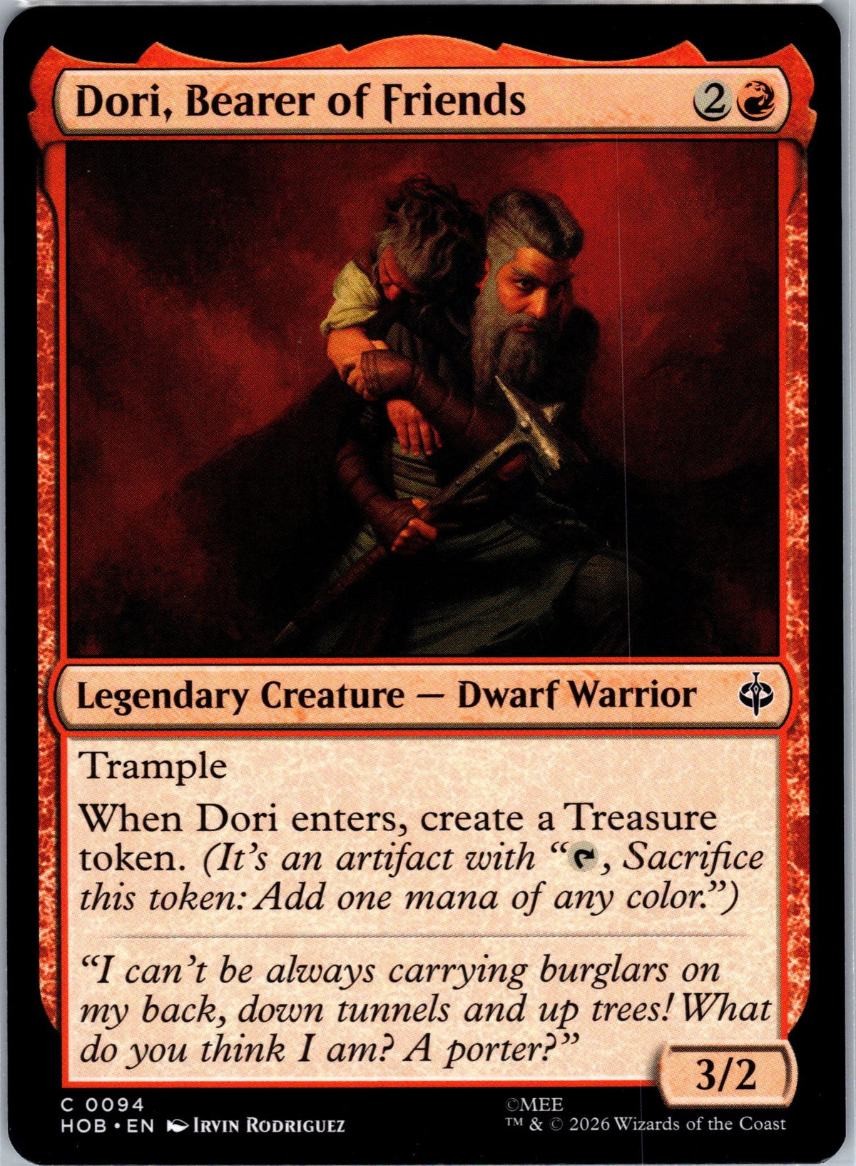 Dori, Bearer of Friends