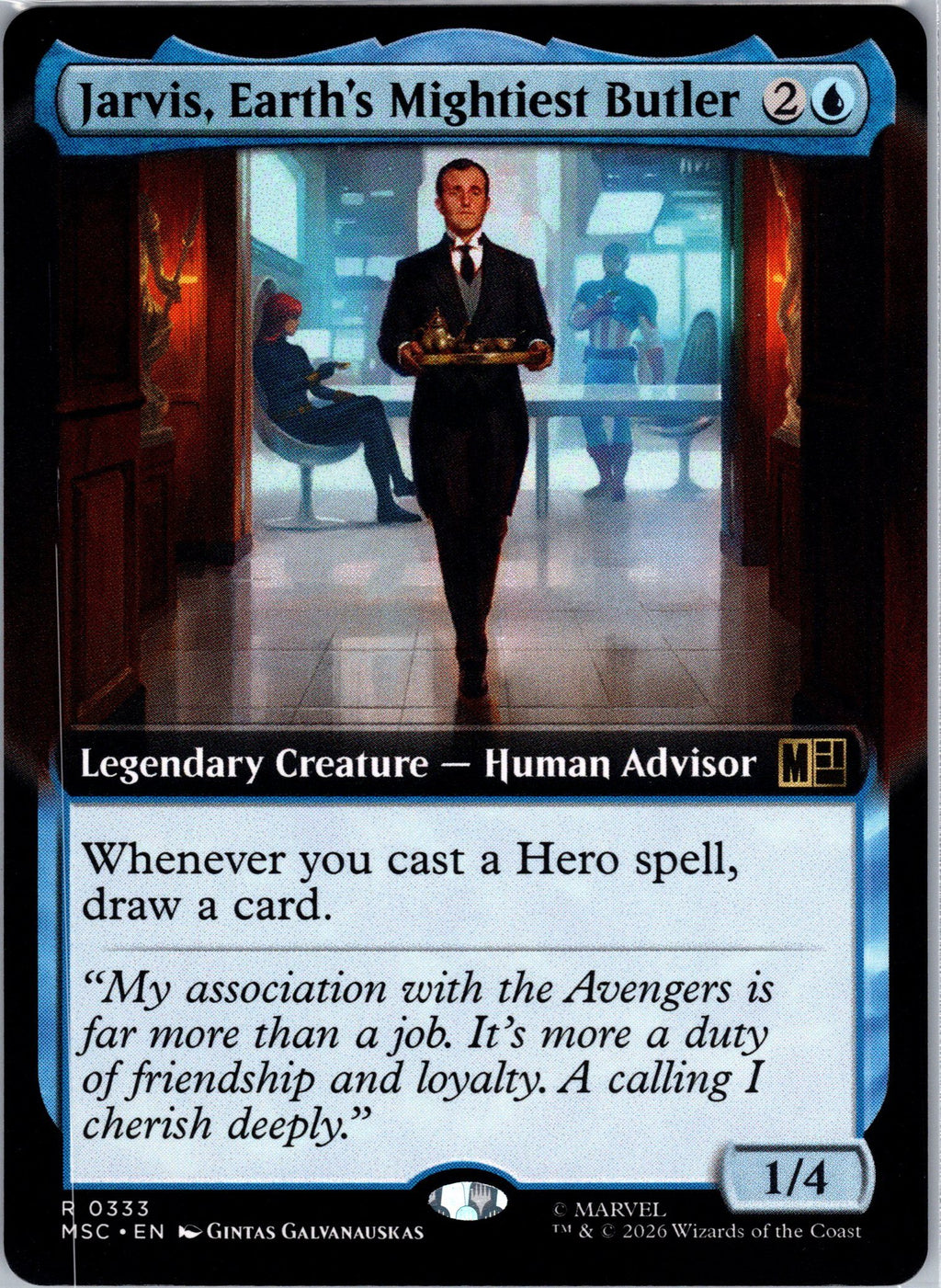 Jarvis, Earth's Mightiest Butler (Extended Art)