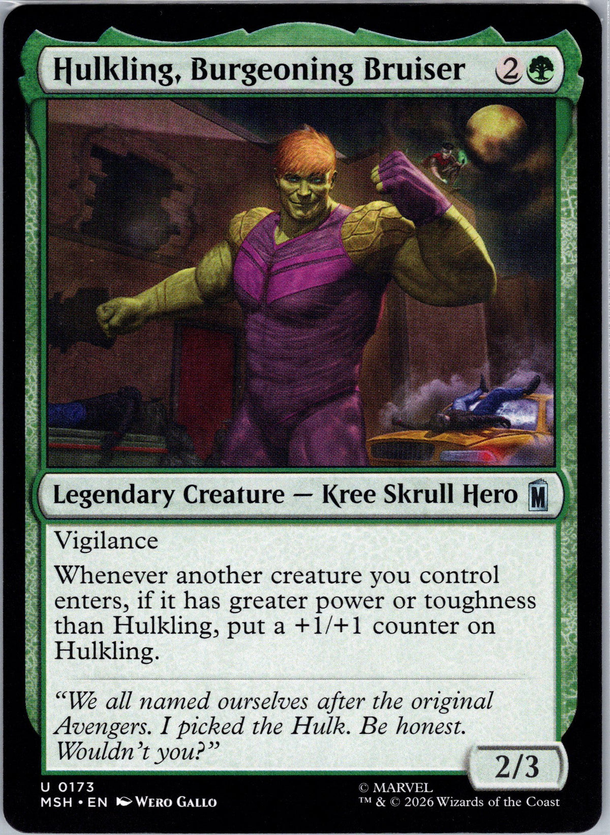 Hulkling, Burgeoning Bruiser
