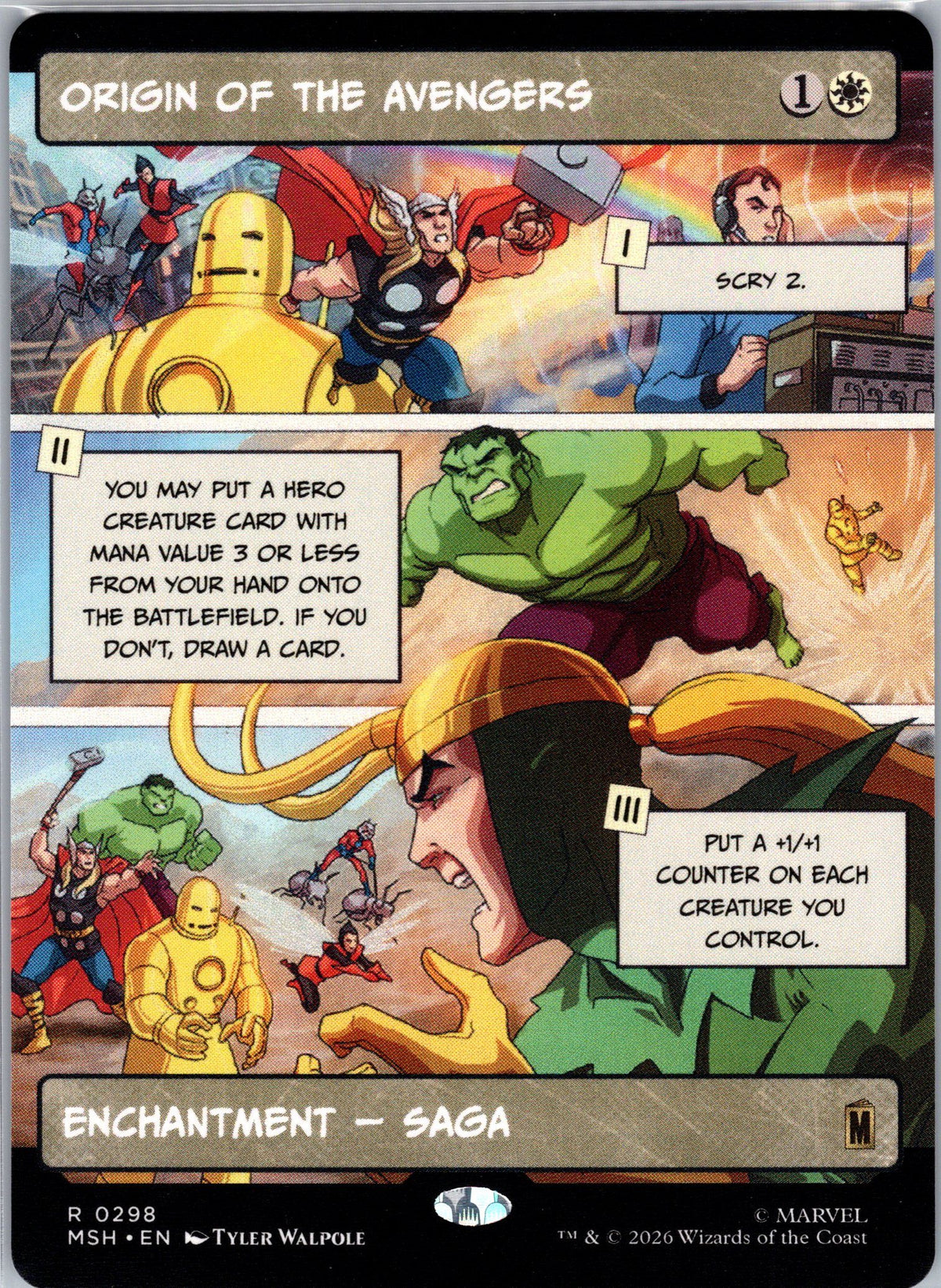 Origin of the Avengers (Borderless)