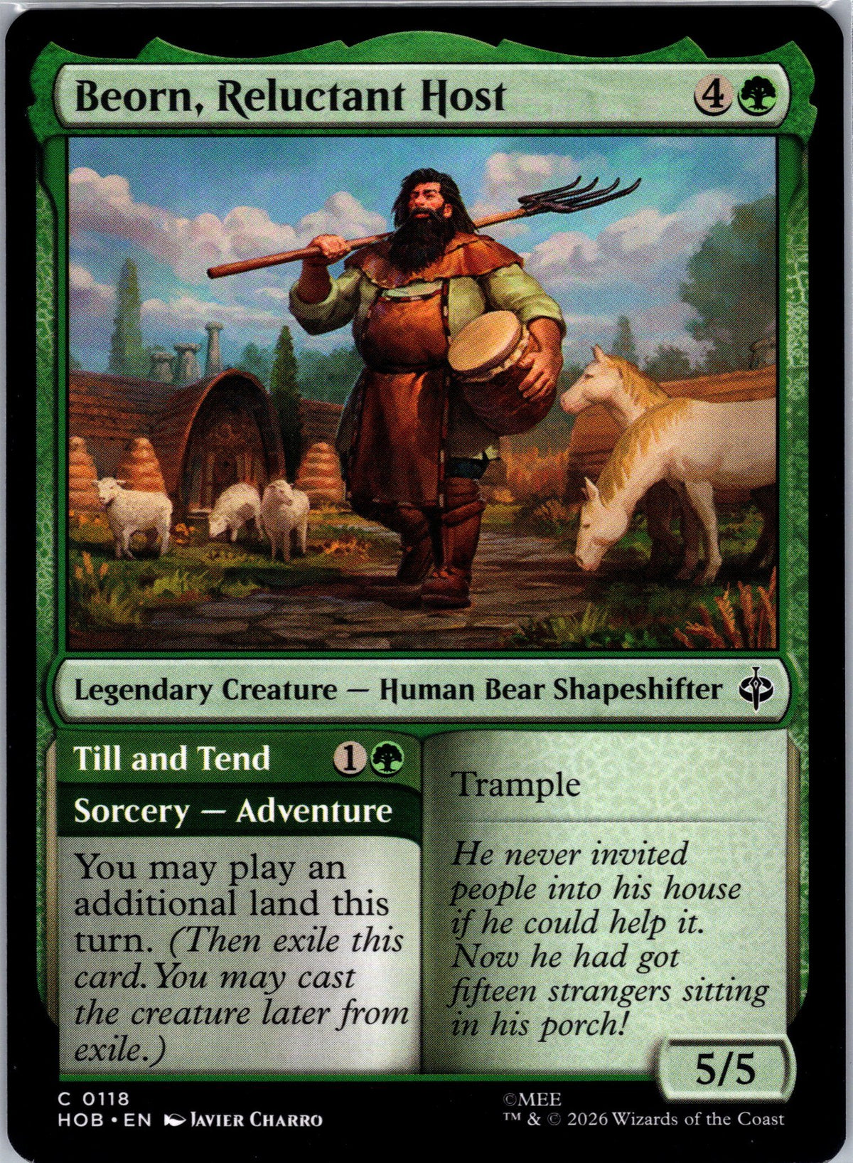 Beorn, Reluctant Host