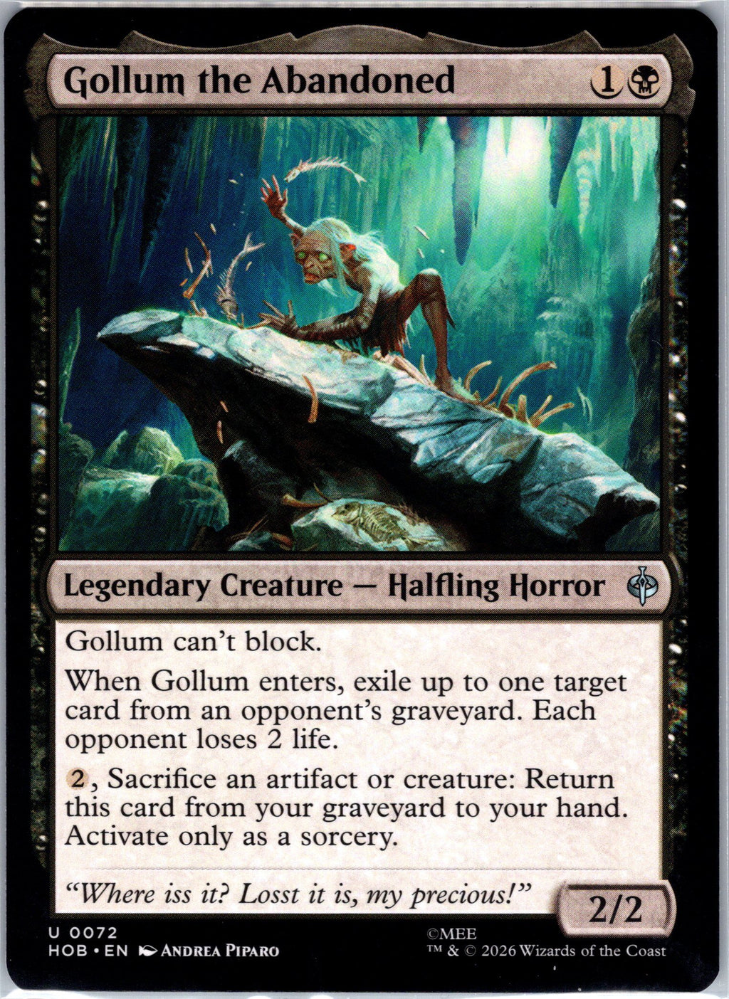 Gollum the Abandoned