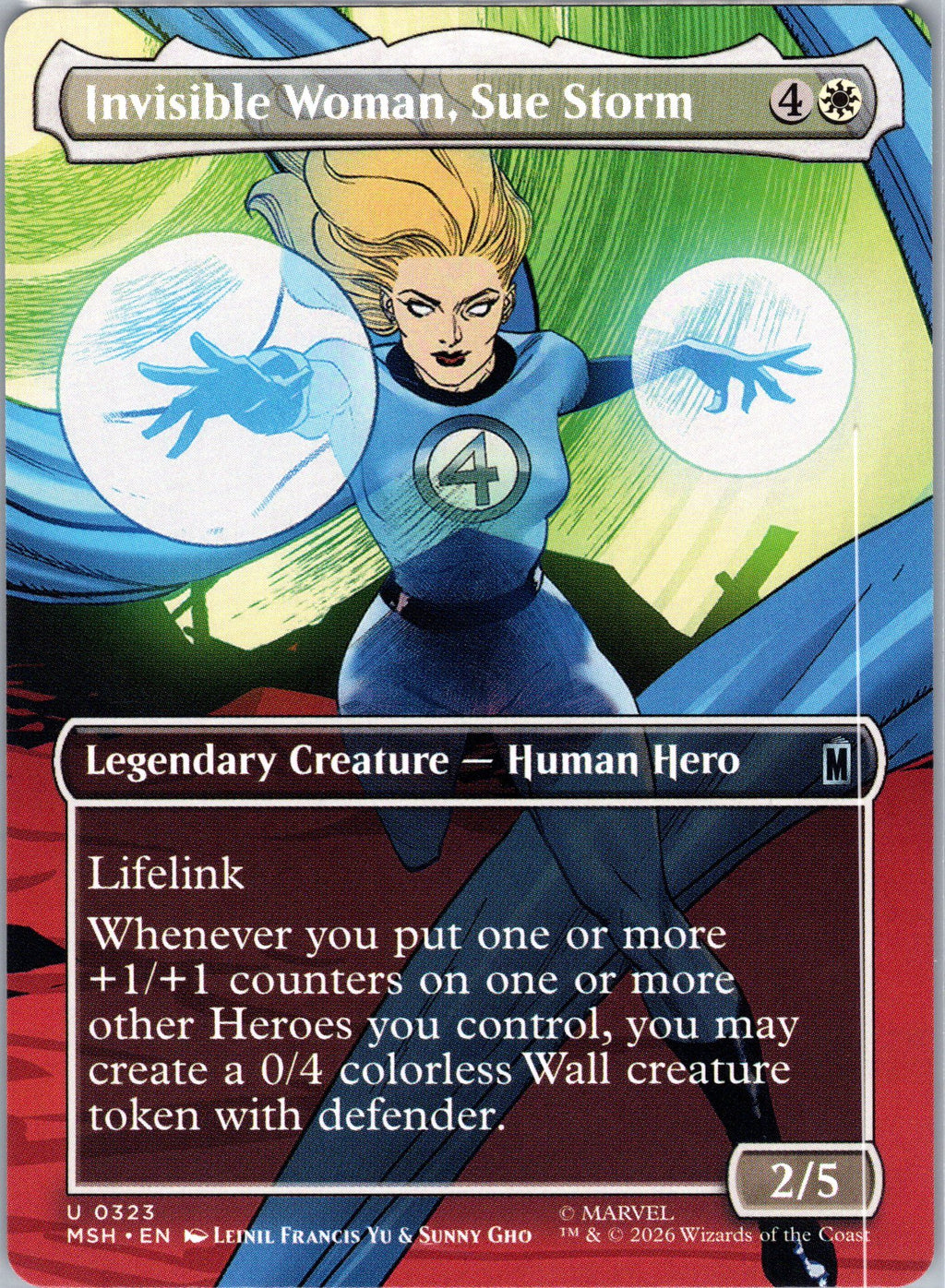 Invisible Woman, Sue Storm (Borderless)