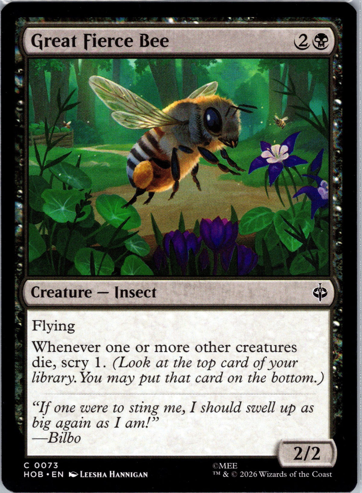 Great Fierce Bee