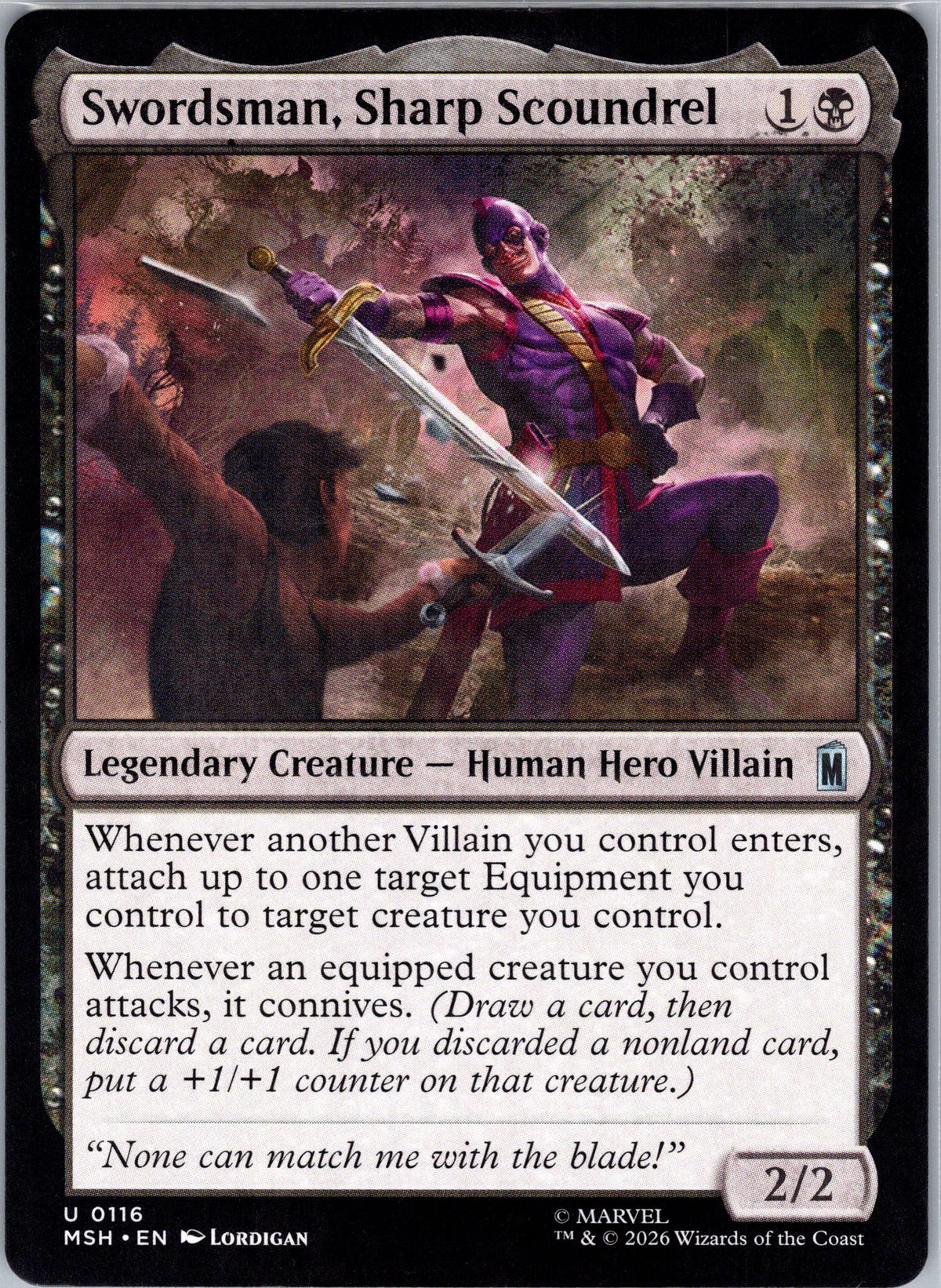 Swordsman, Sharp Scoundrel