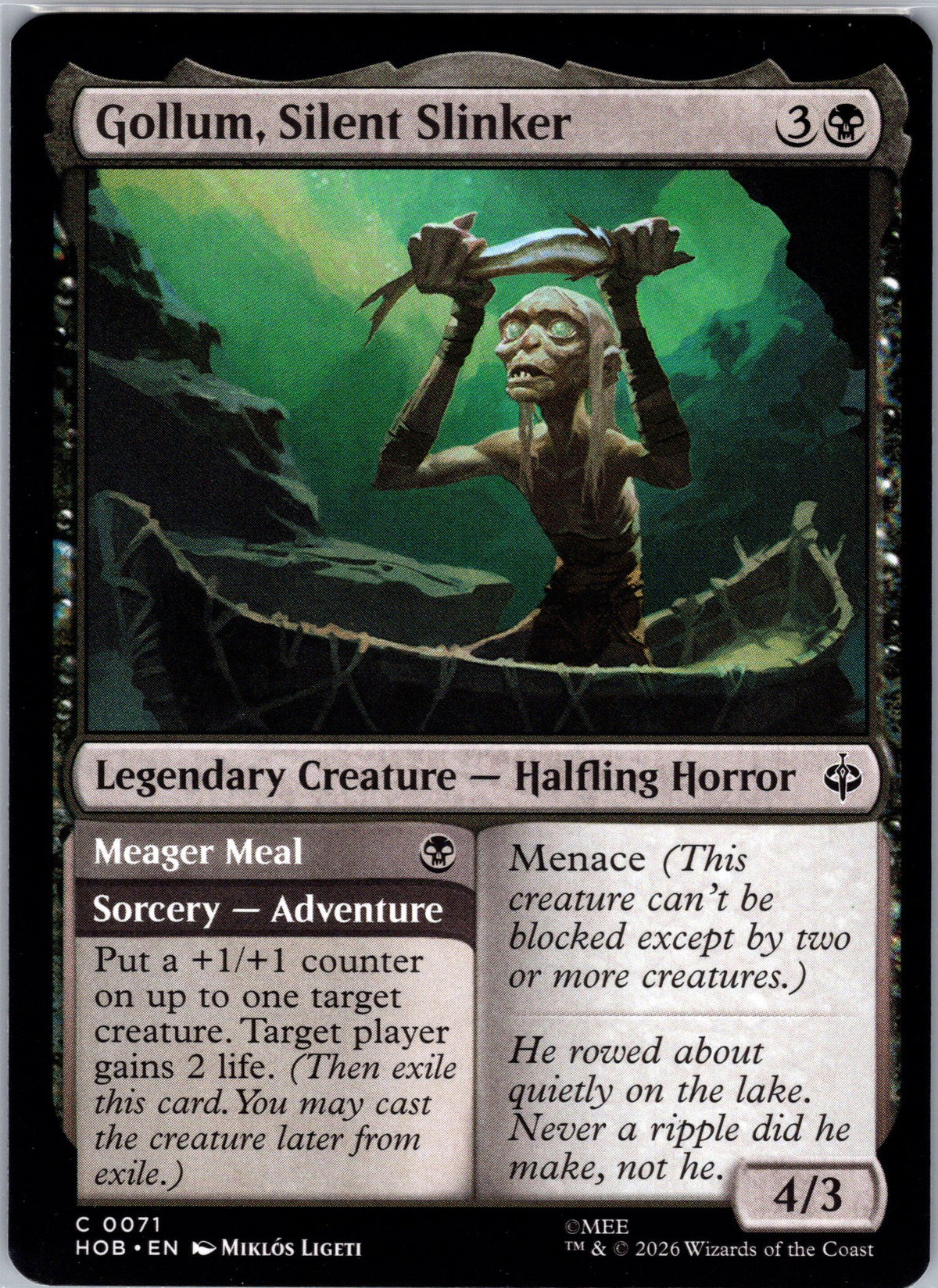 Gollum, Silent Slinker