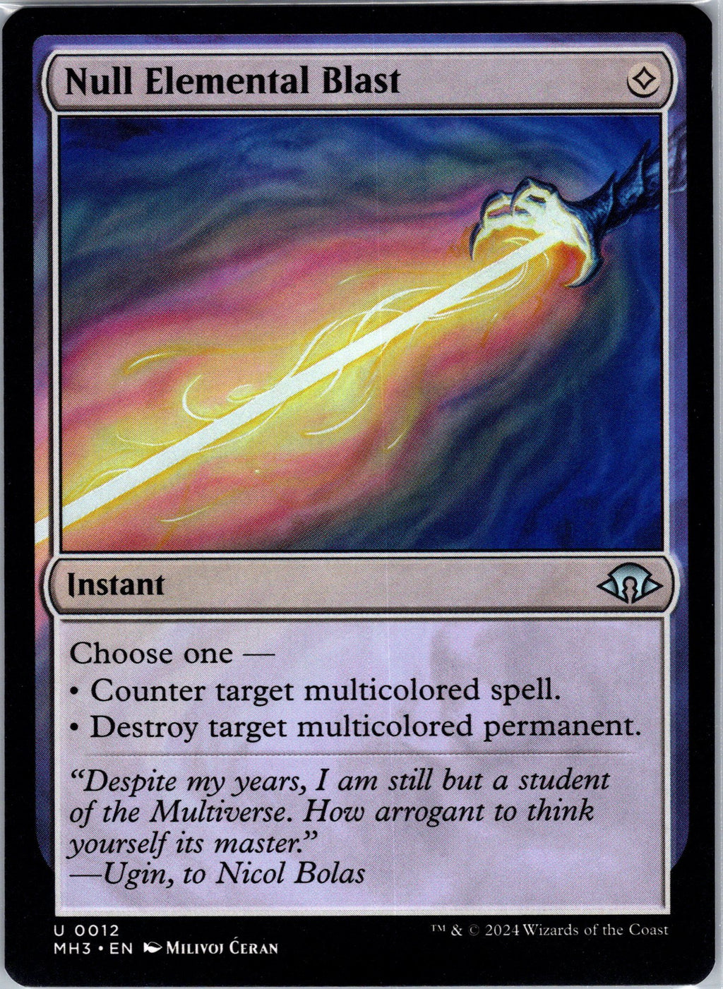 Null Elemental Blast