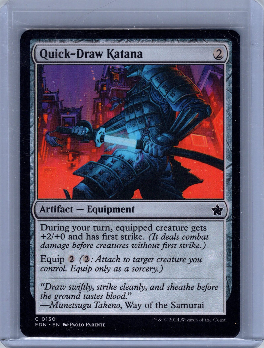 Quick-Draw Katana
