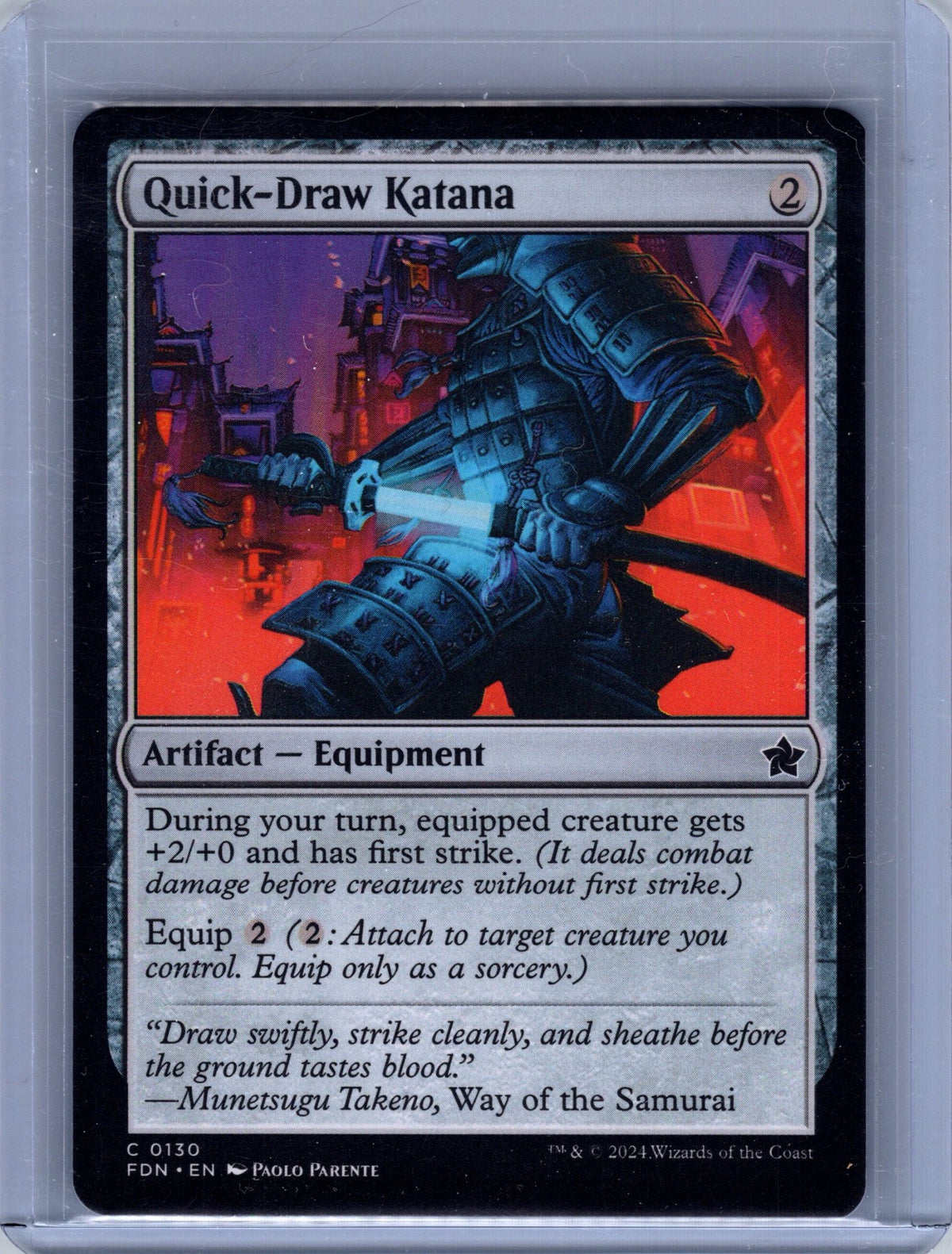 Quick-Draw Katana