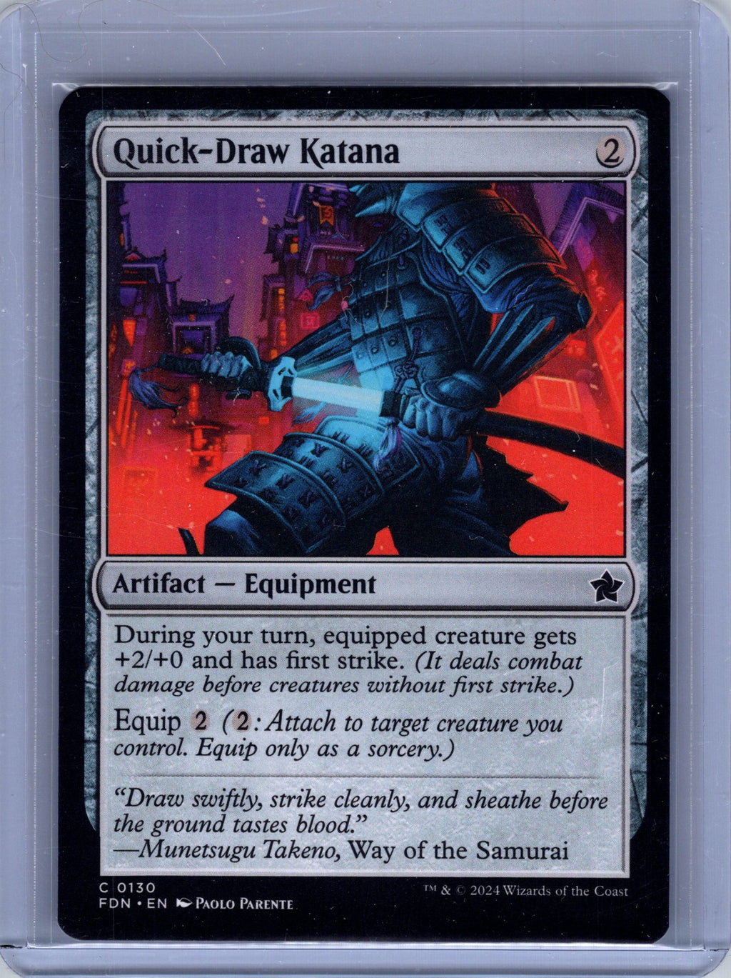Quick-Draw Katana