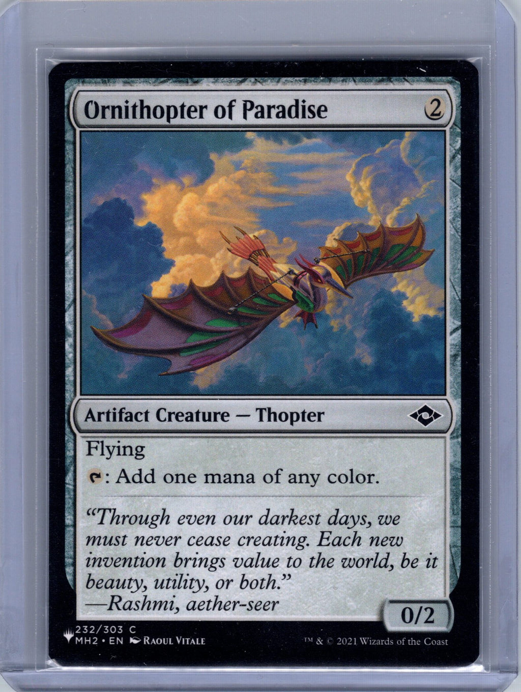 Ornithopter of Paradise