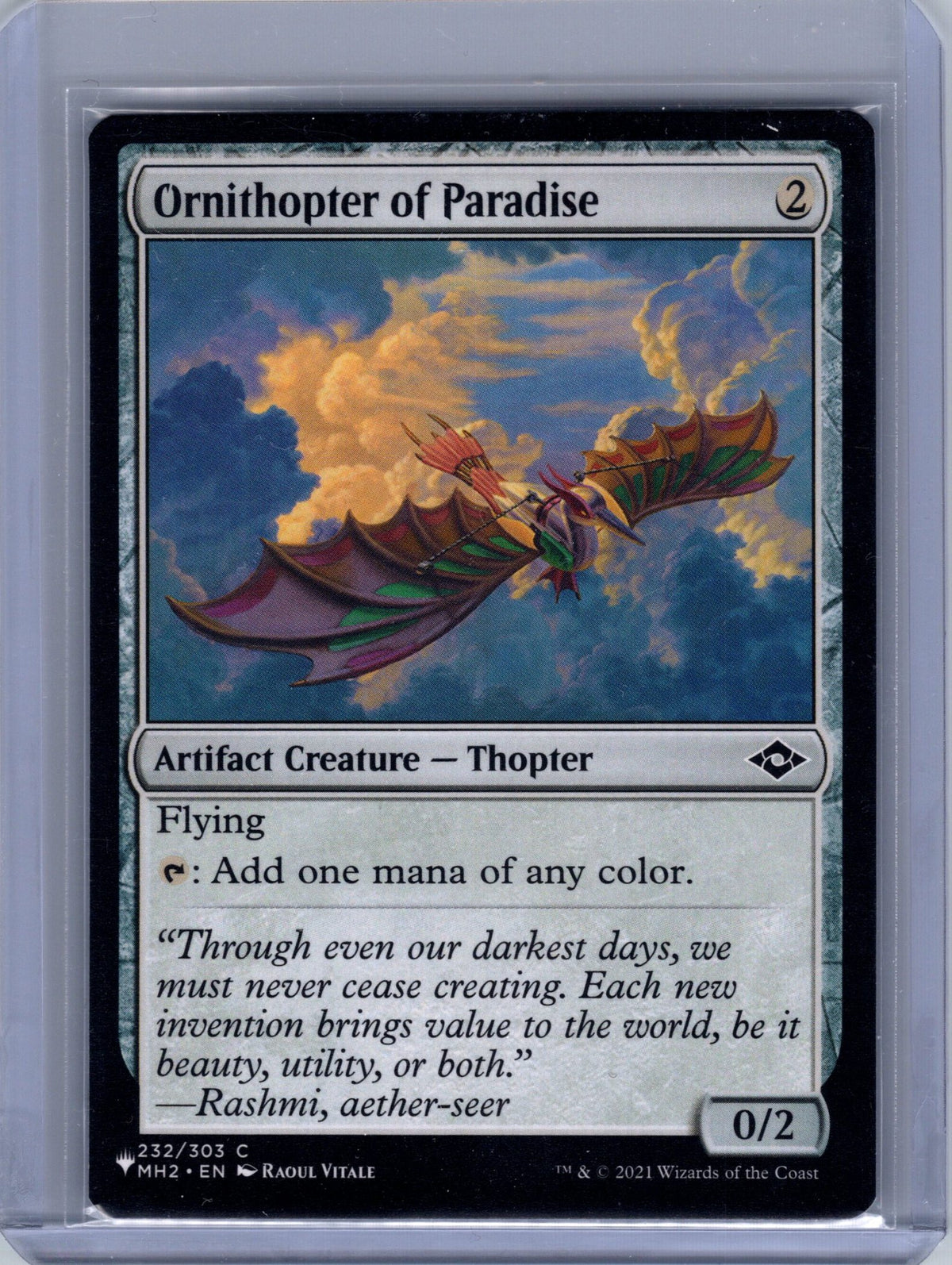 Ornithopter of Paradise