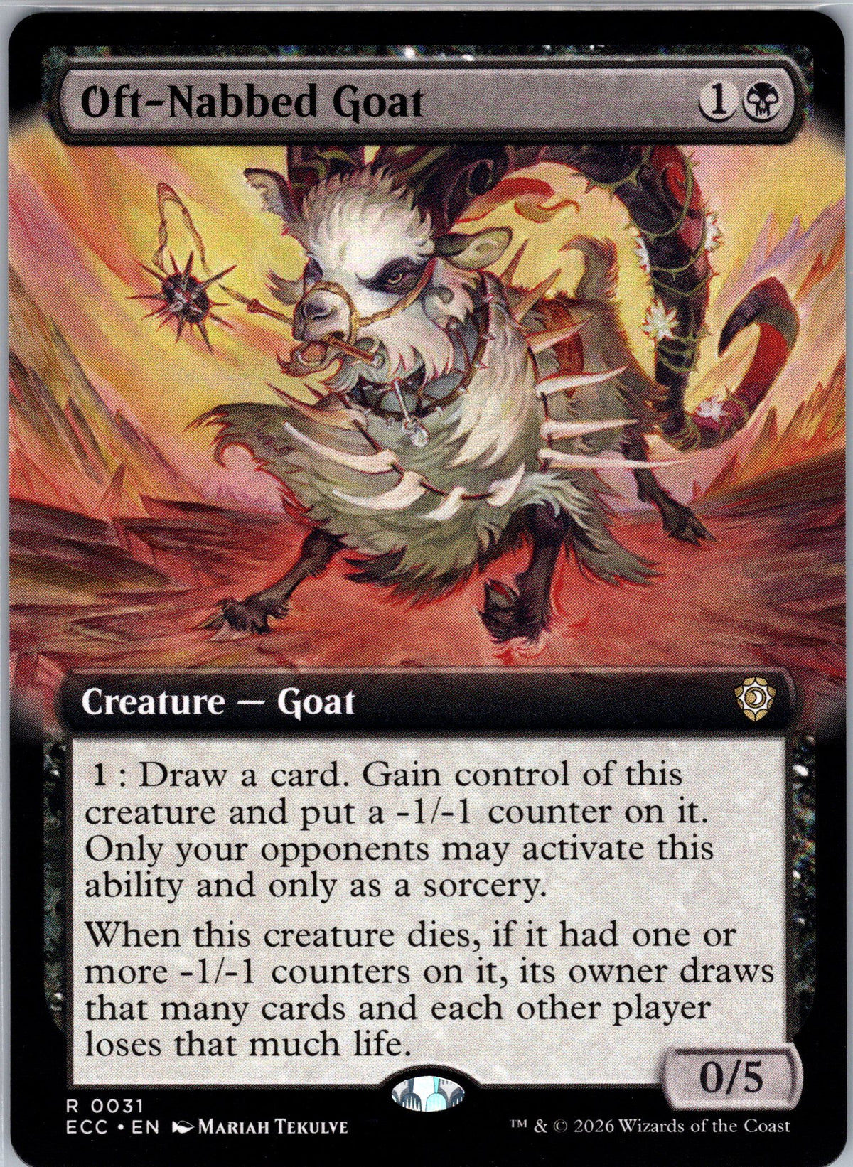 Oft-Nabbed Goat (Extended Art)