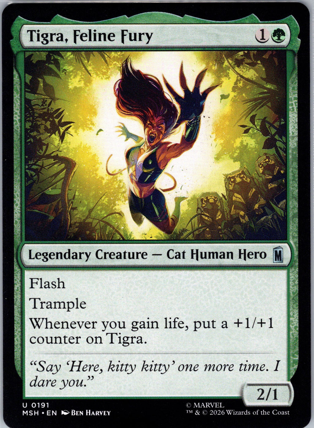 Tigra, Feline Fury