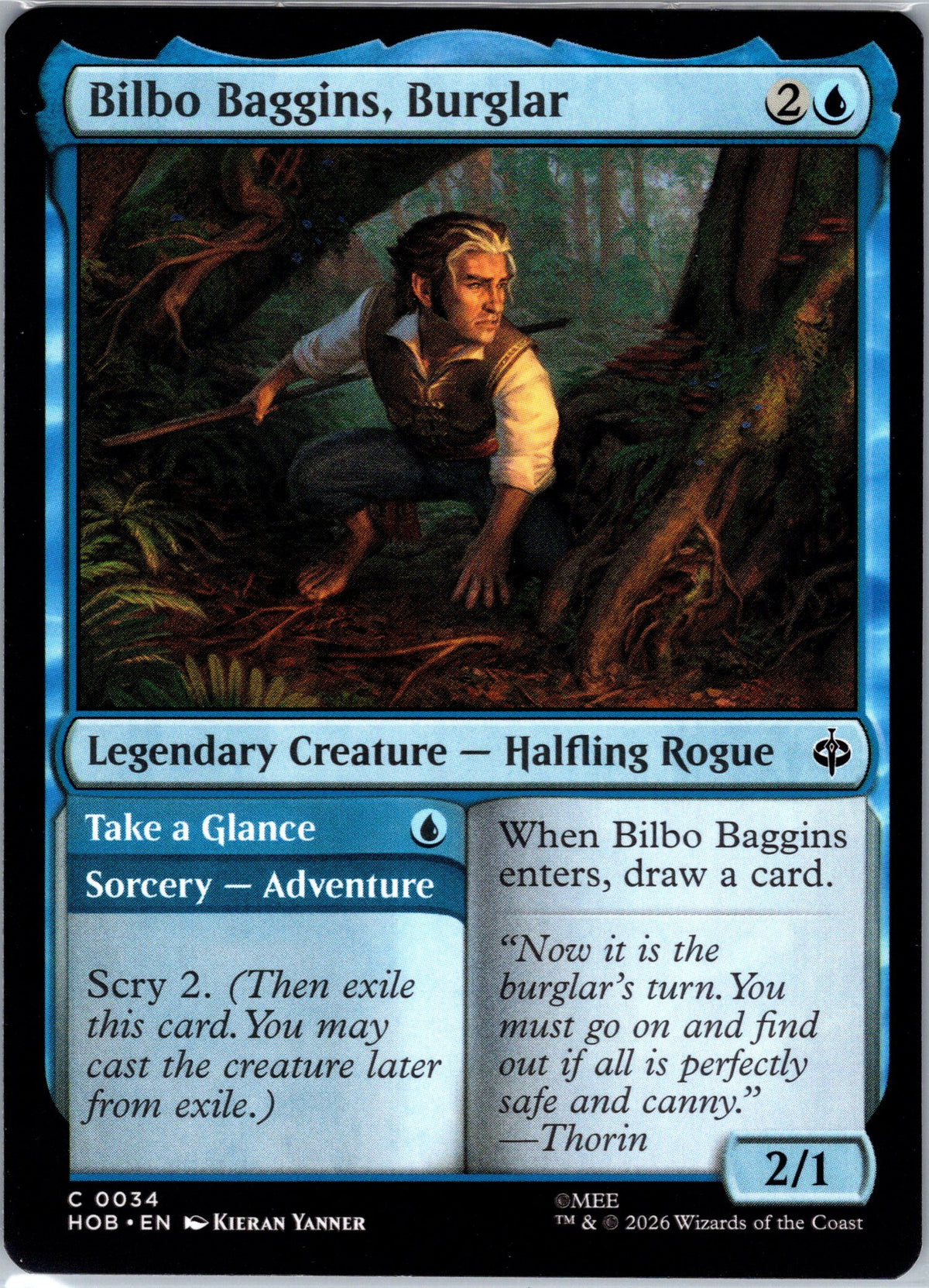 Bilbo Baggins, Burglar