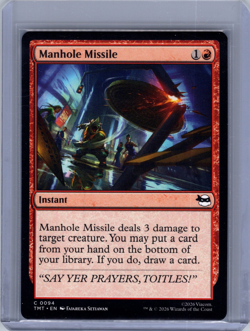 Manhole Missile