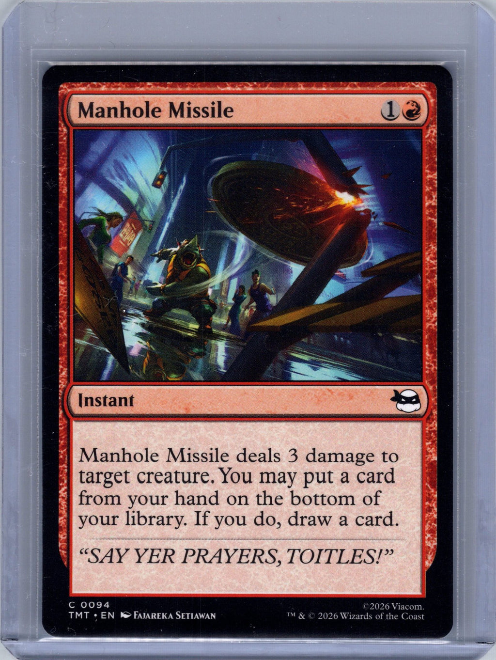 Manhole Missile