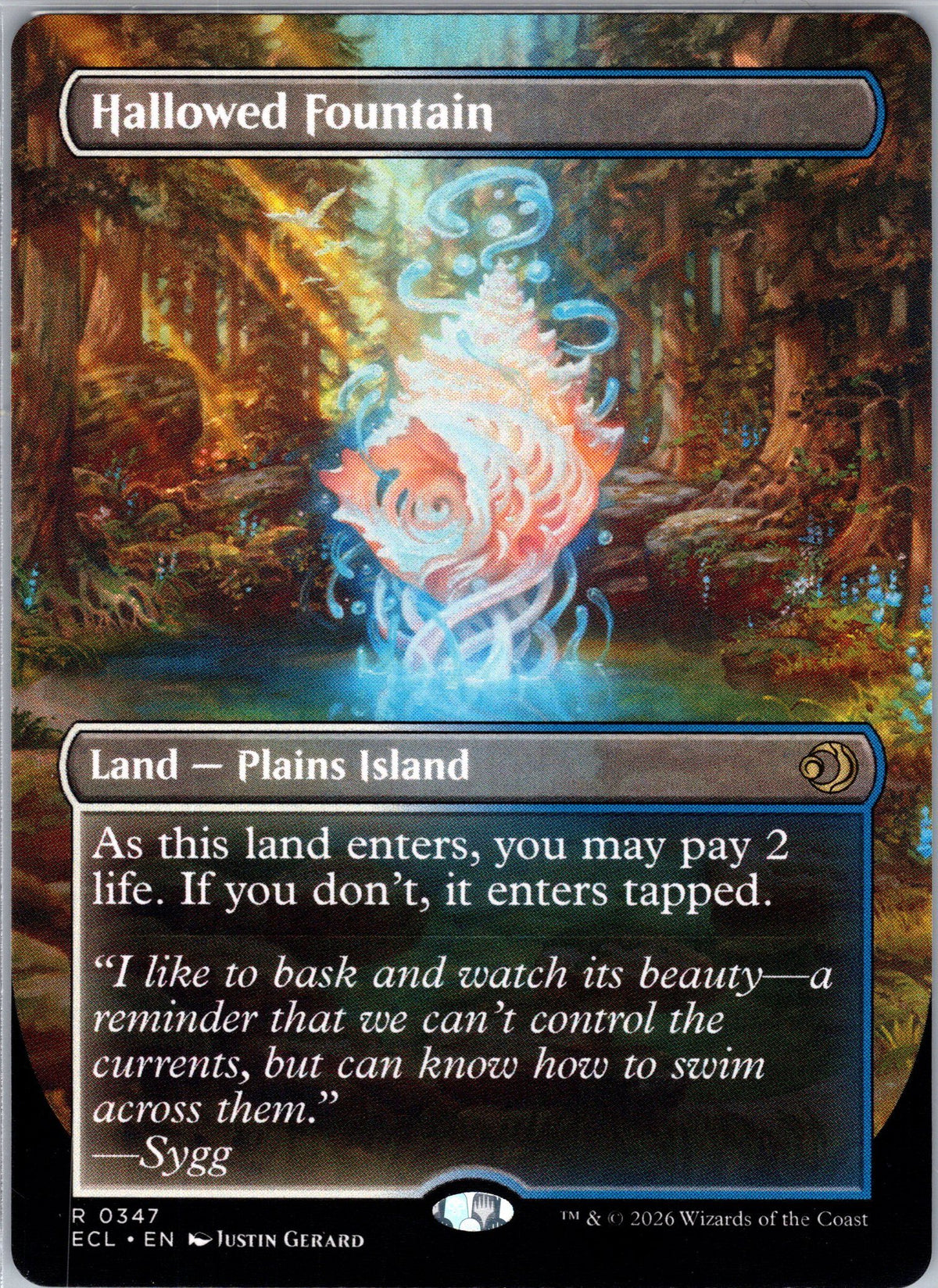 Hallowed Fountain (Borderless)