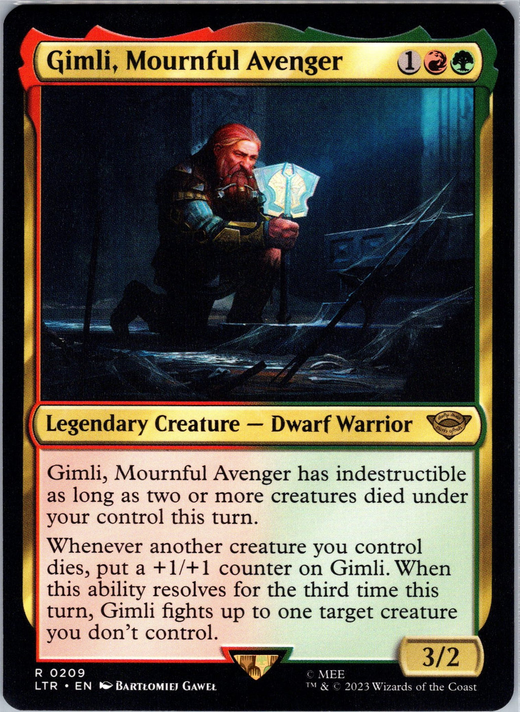 Gimli, Mournful Avenger