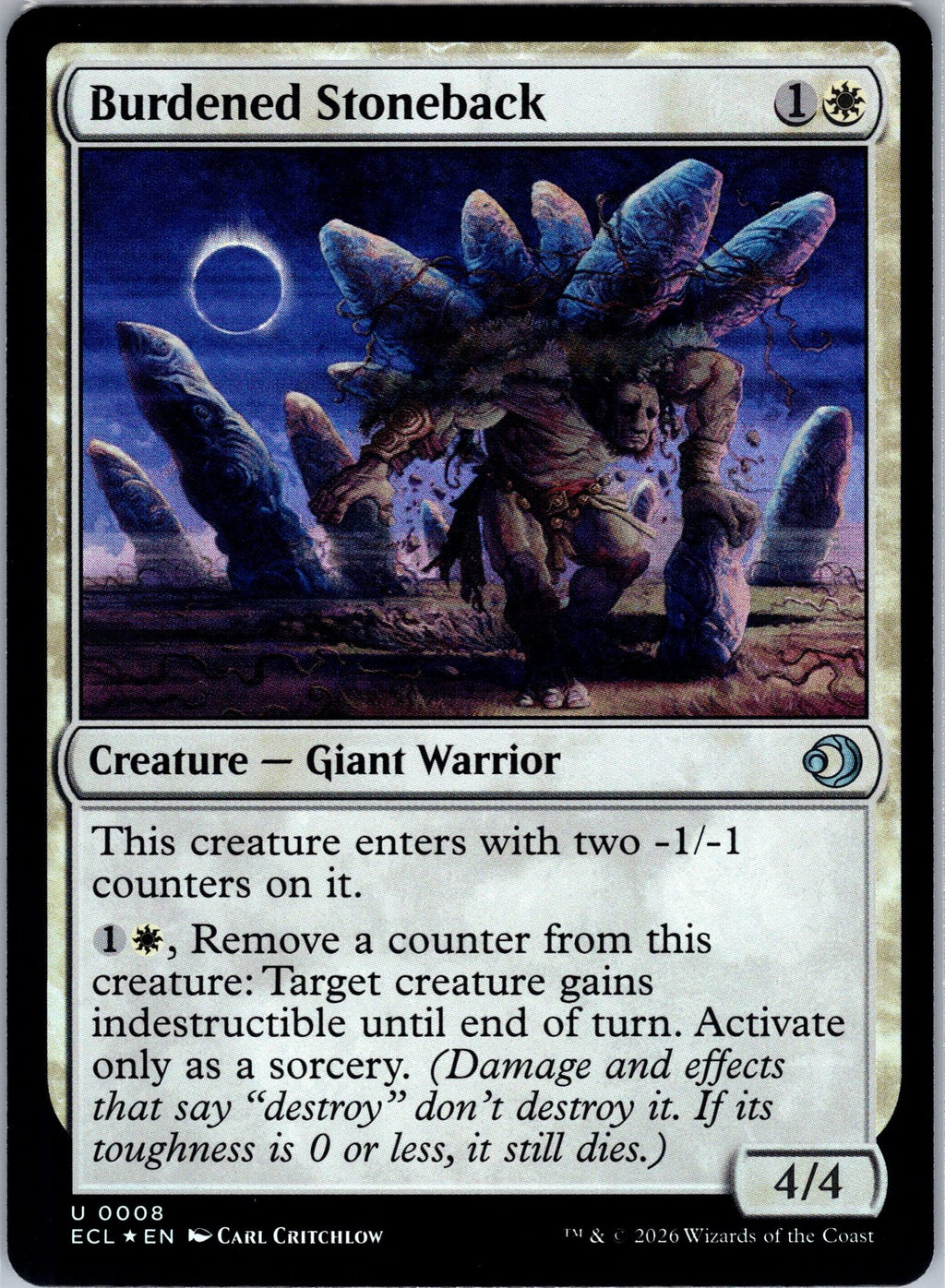Burdened Stoneback