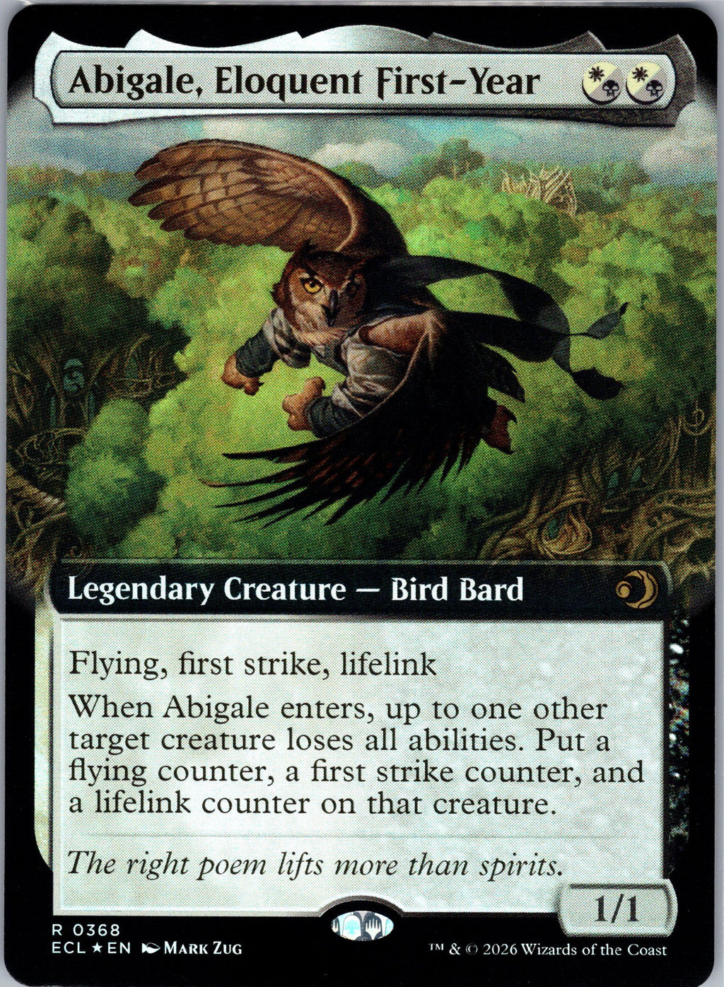 Abigale, Eloquent First-Year (Extended Art)