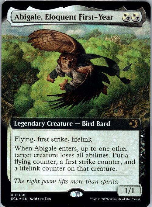 Abigale, Eloquent First-Year (Extended Art)